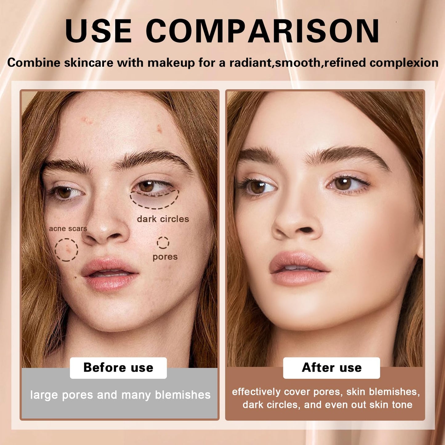 AOAZXBB Splendor Serum Boosted Skin Tint Stick Beauty Balm Lightweight Moisturizing Foundation Contour Stick for Natural Makeup