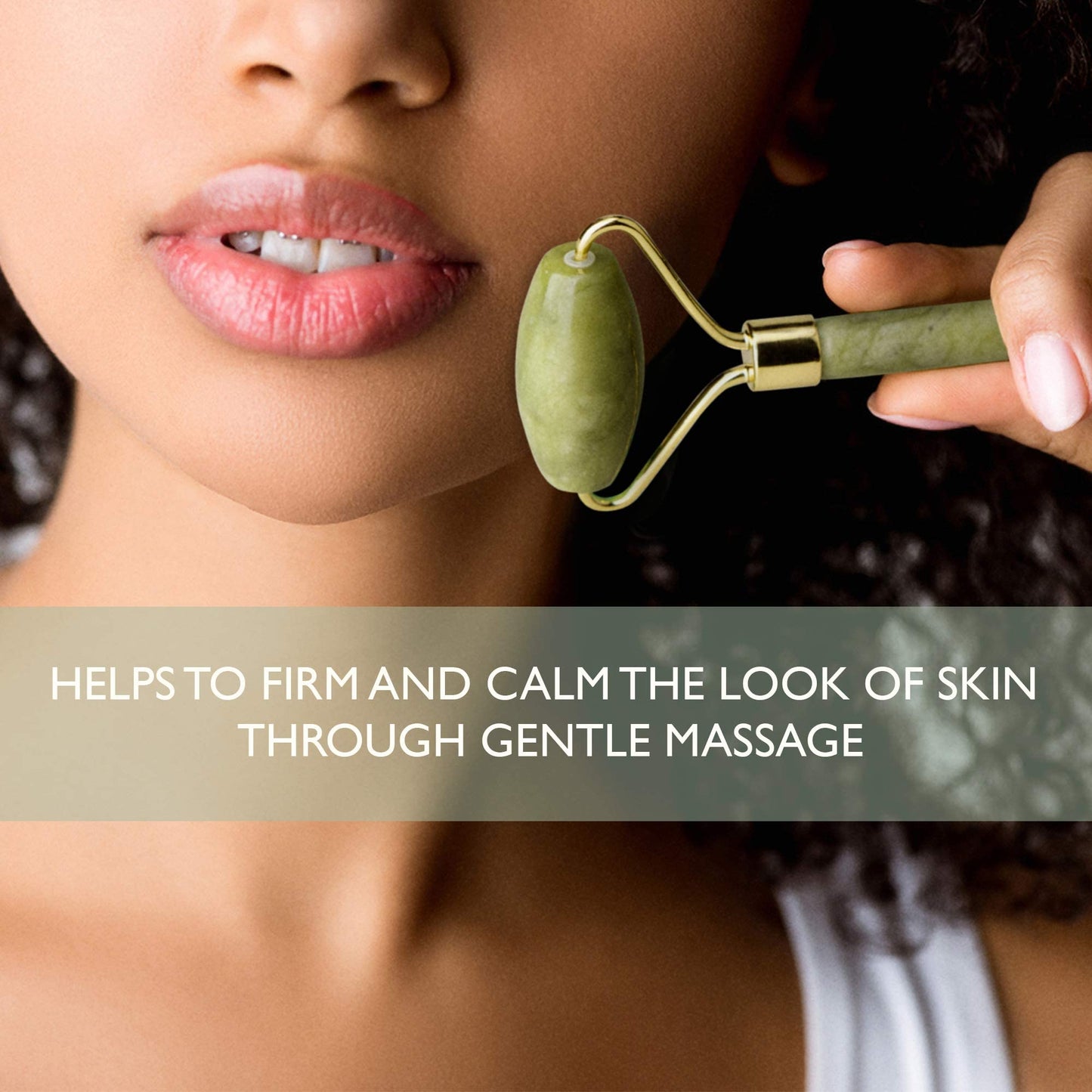 Perfecore Ice Face Mask + Jade Roller - Beauty Roller Face Neck Massage Tool - Stone Face Roller & Facial Mask Set for Wrinkles Fine Lines & Anti Aging, Puffy Eyes, Dark Circles & Overall Skin Care