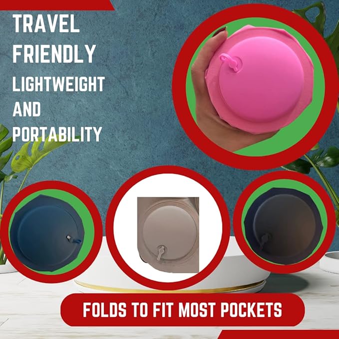 Airplane Pillow - Inflatable Travel Pillow - Airplane Essentials - Travel Neck Pillow - Inflatable Neck Pillow for Traveling - Neck Pillows for Travel - Blow Up Airplane Pillow - Milk Silk TPU