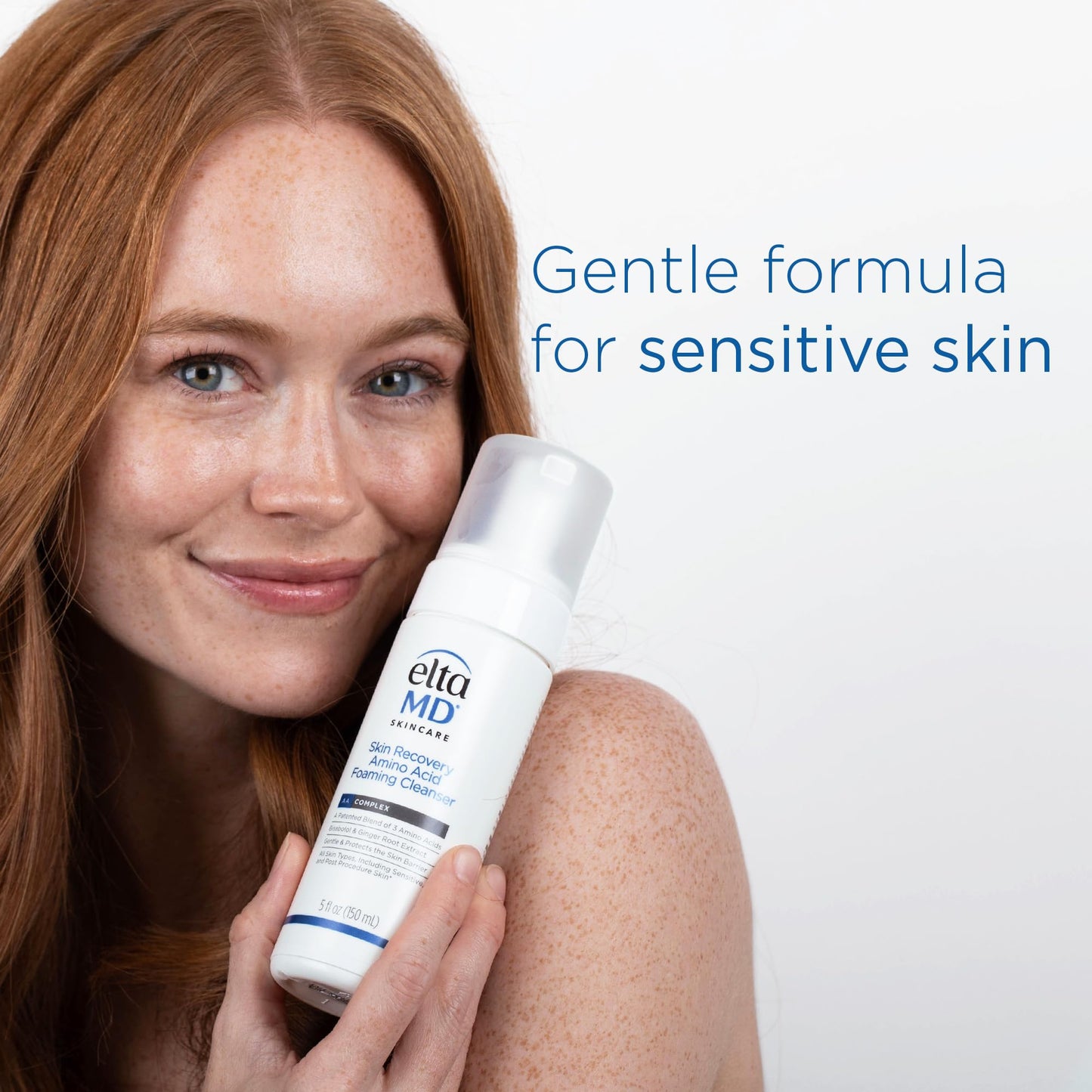 EltaMD Skin Recovery Amino Acid Foaming Facial Cleanser, Gentle Face Cleanser for Sensitive Skin, 1.0 Fl Oz