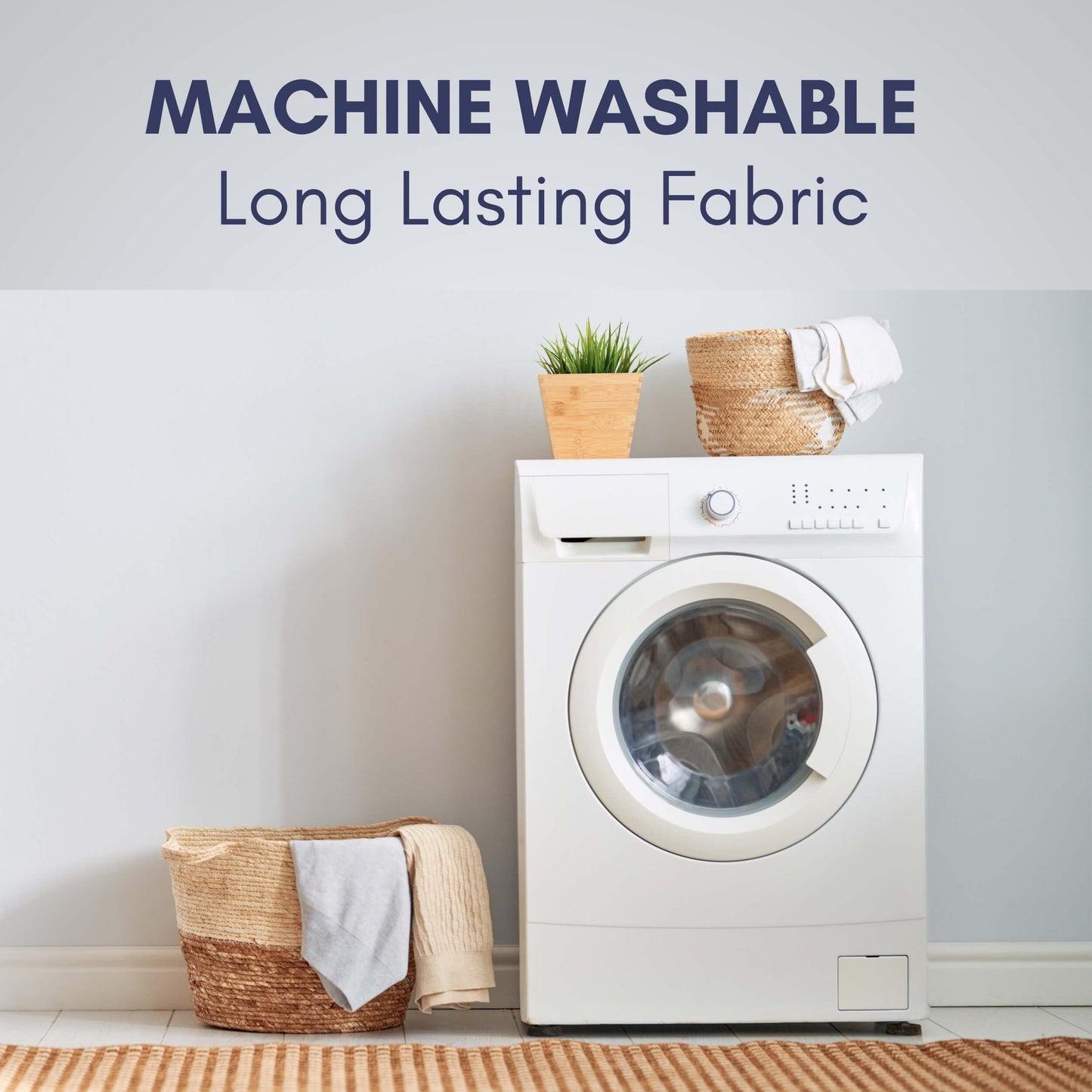 Nereiva 55 Pound Reusable Shopping Bag Coral Pink - Foldable into a Small attached Pouch - Reinforced Handles - Washable Reusable Grocery Bag, Durable Packable Tote for Travel, Shopping and Groceries.