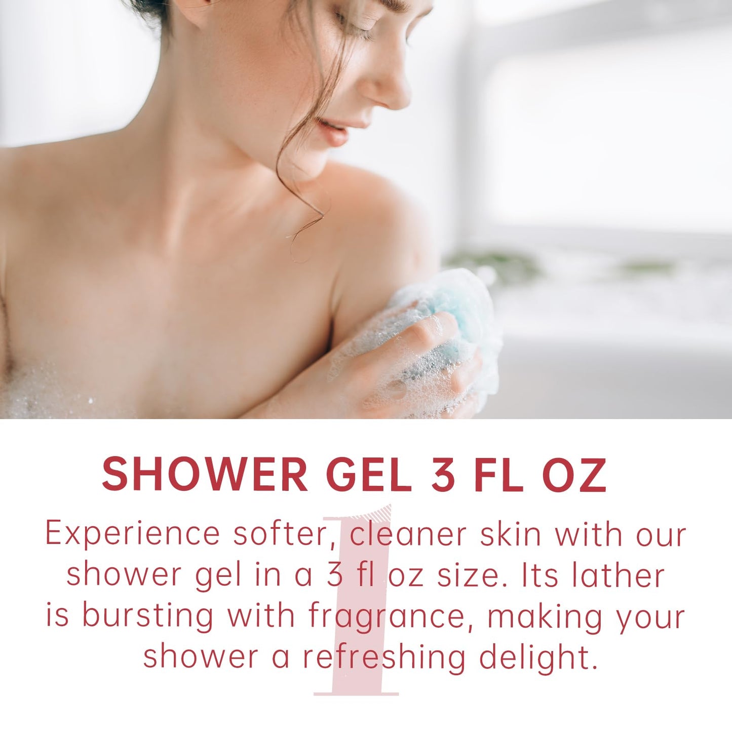 Bath Gift for Women and Girls, Japanese Cherry Blossom Spa Set With Natural Extracts, 3PCS Set - Shower Gel, Lotion, Mist, Personal Self Care Kit, Body Care Travel Set