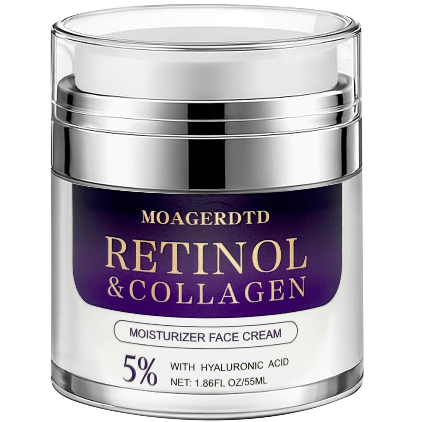 Retinol Collagen Cream is a Anti-aging and deeply hydrating formula. It's loaded with retinol and hyaluronic acid, making it suitable for use both during the day and at night 1.86 Fl Oz