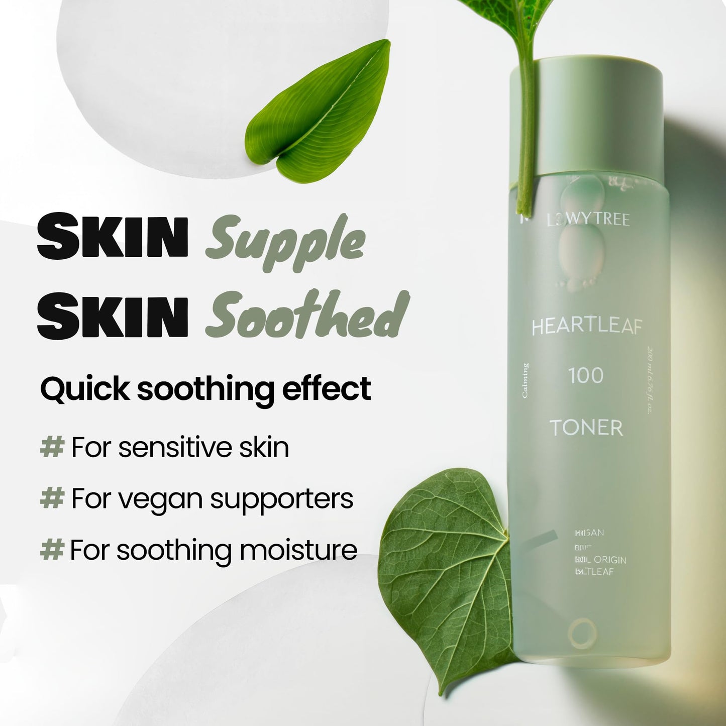 DEWYTREE Heartleaf 100 Toner | Korean Toner for Face w/Heartleaf Extract, Centella Asiatica & Rosemary Oil | Hydrating Toner for Sensitive Skin | Vegan Skin Care Toner (6.76 Fl. Oz.)