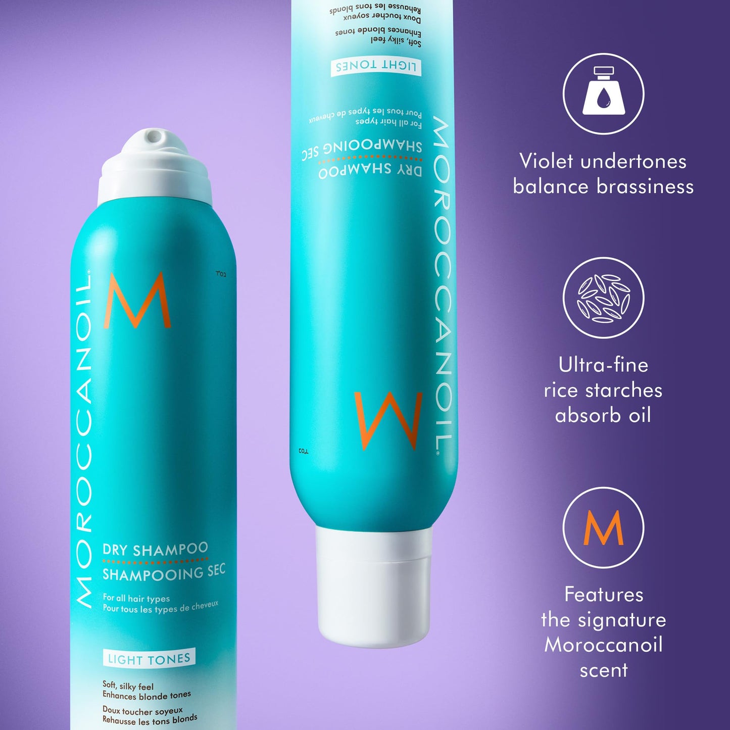 Moroccanoil Dry Shampoo Light Tones, Travel Size, 1.7 Fl. Oz.
