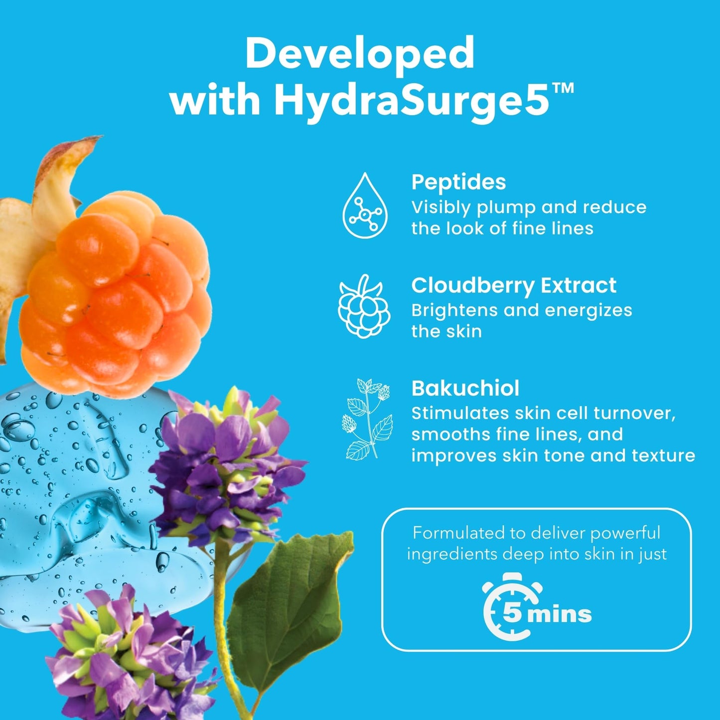 Patchology Serve Chilled On Ice Firming Under Eye Mask Patches with Peptides, Cloudberry Oil & Bakuchiol – Hydrogel Patches for Dark Circles, Puffiness, Fine Lines – Ideal Travel Essential - 15 Pairs