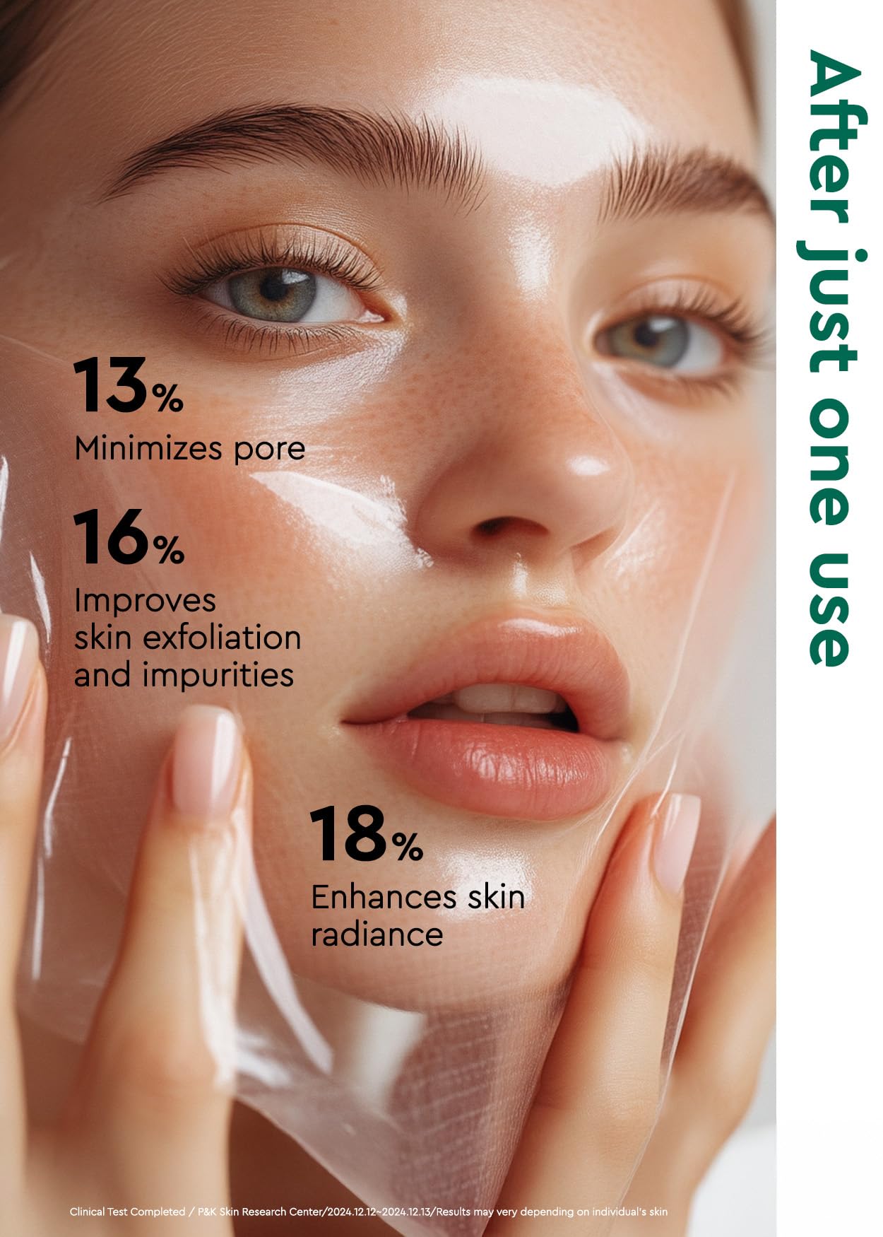 Bewants Seaweed PDRN Peel-Off Wrapping Jelly Mask 3.38 fl oz | Exfoliating Facial Mask with AHA BHA & Niacinamide | Pore Minimizing | Smoother Skin Texture | 1 Pack