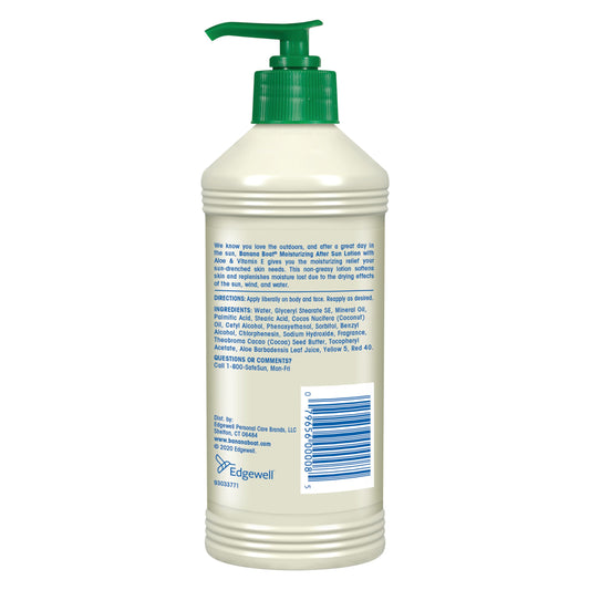 Banana Boat Moisturizing After Sun Lotion with Aloe and Vitamin E, 16oz | After Sun Care, Banana Boat After Sun Lotion, Sunburn Relief, 16oz