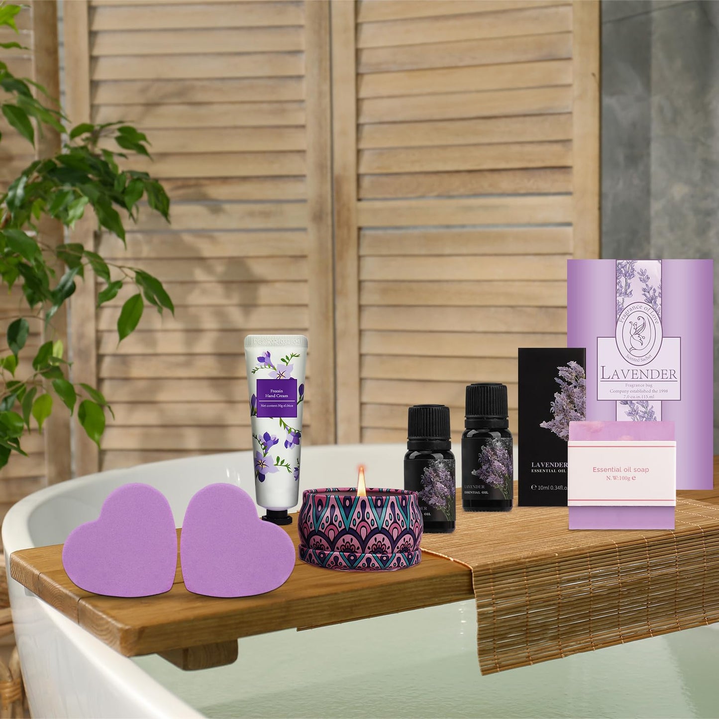 Birthday Gifts for Women, Spa Gifts Baskets for Women, Relaxation Self Care Kit, Care Package Box for Woman, Giftware Idea for Mom, Wife, Friends, Sister, Daughter