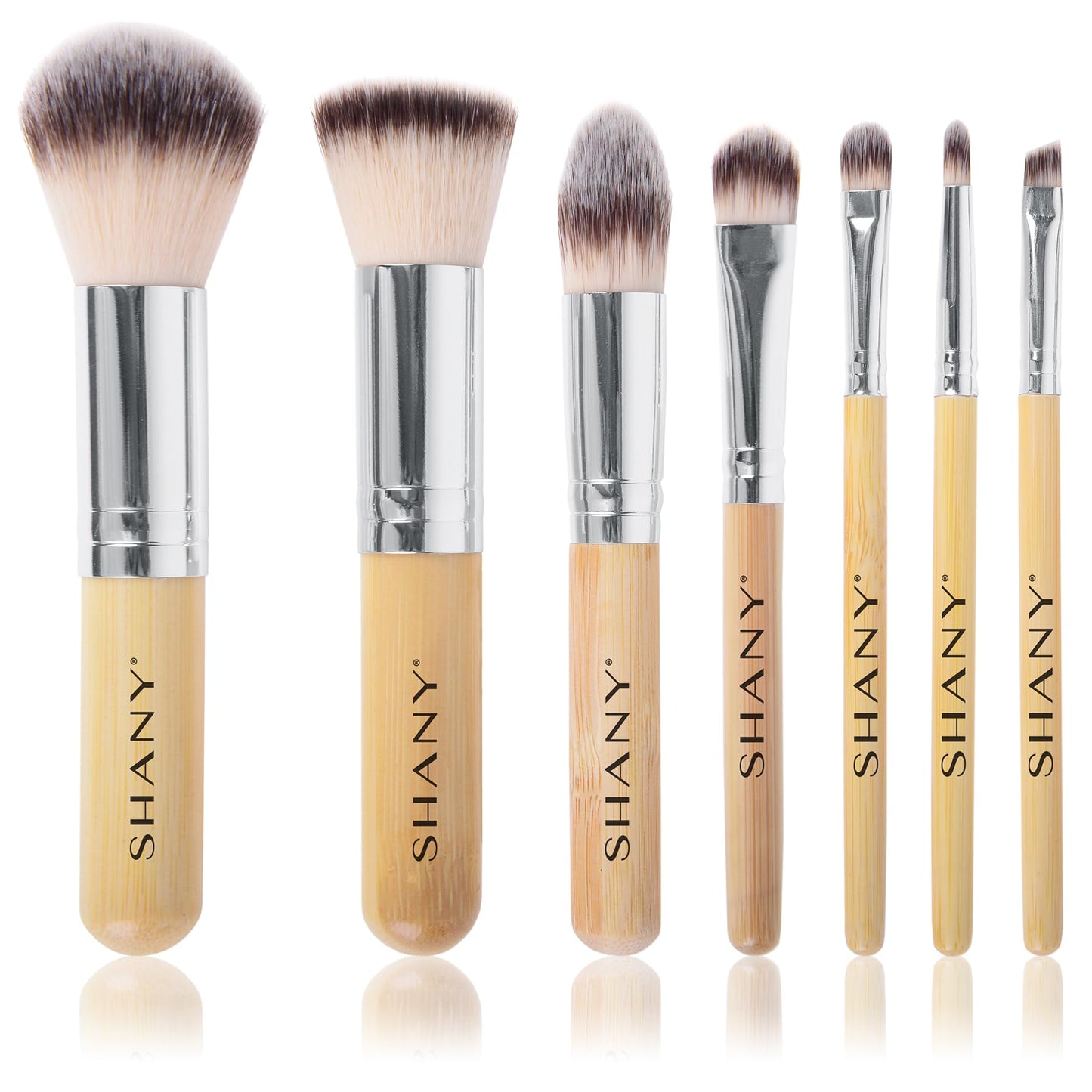SHANY I love Bamboo - 6pc Petite Pro Bamboo brush set, NO Case