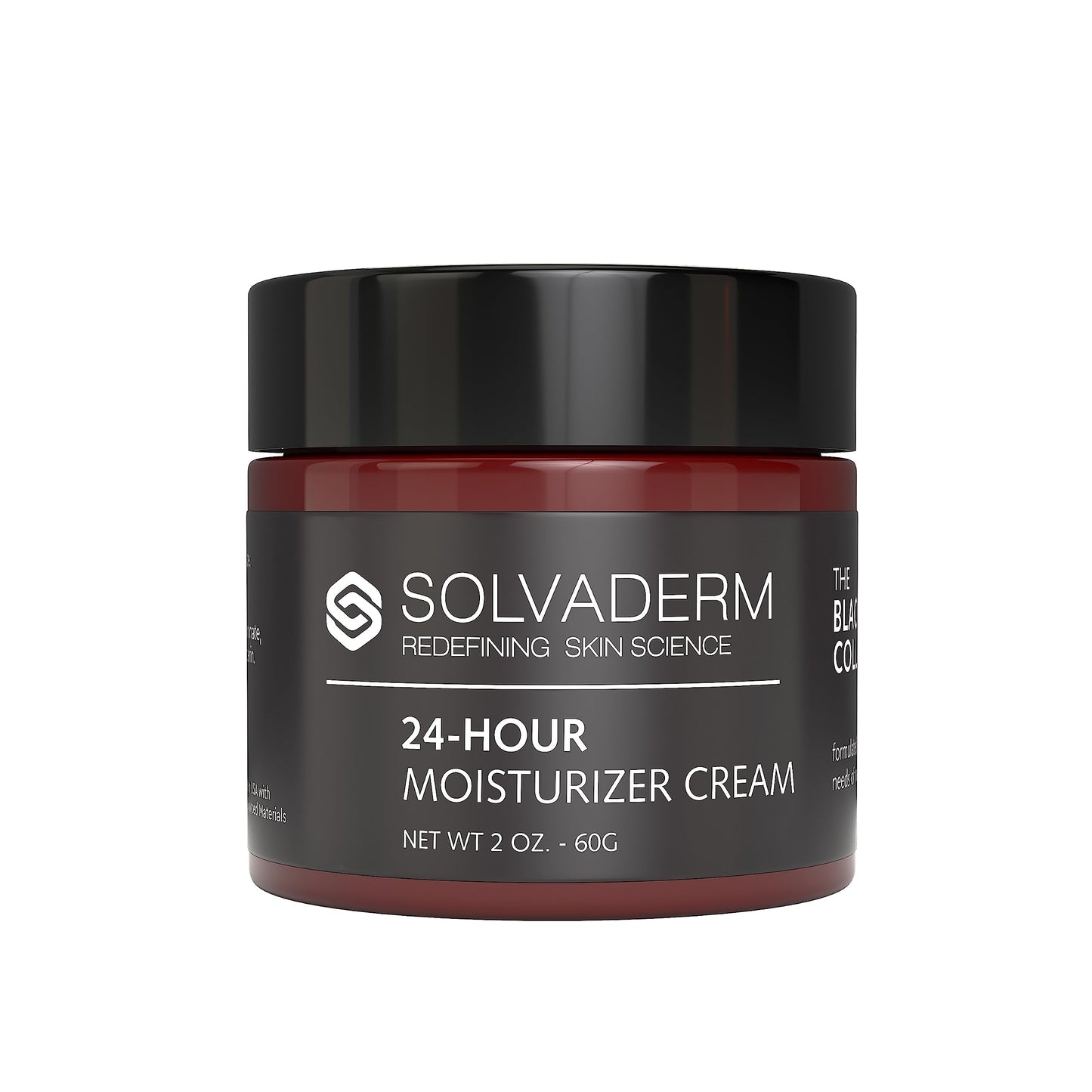 Solvaderm for Men Anti-Aging 24-Hour Moisturizer Cream for Deep Hydration and Antioxidant Support (2 oz / 60g)