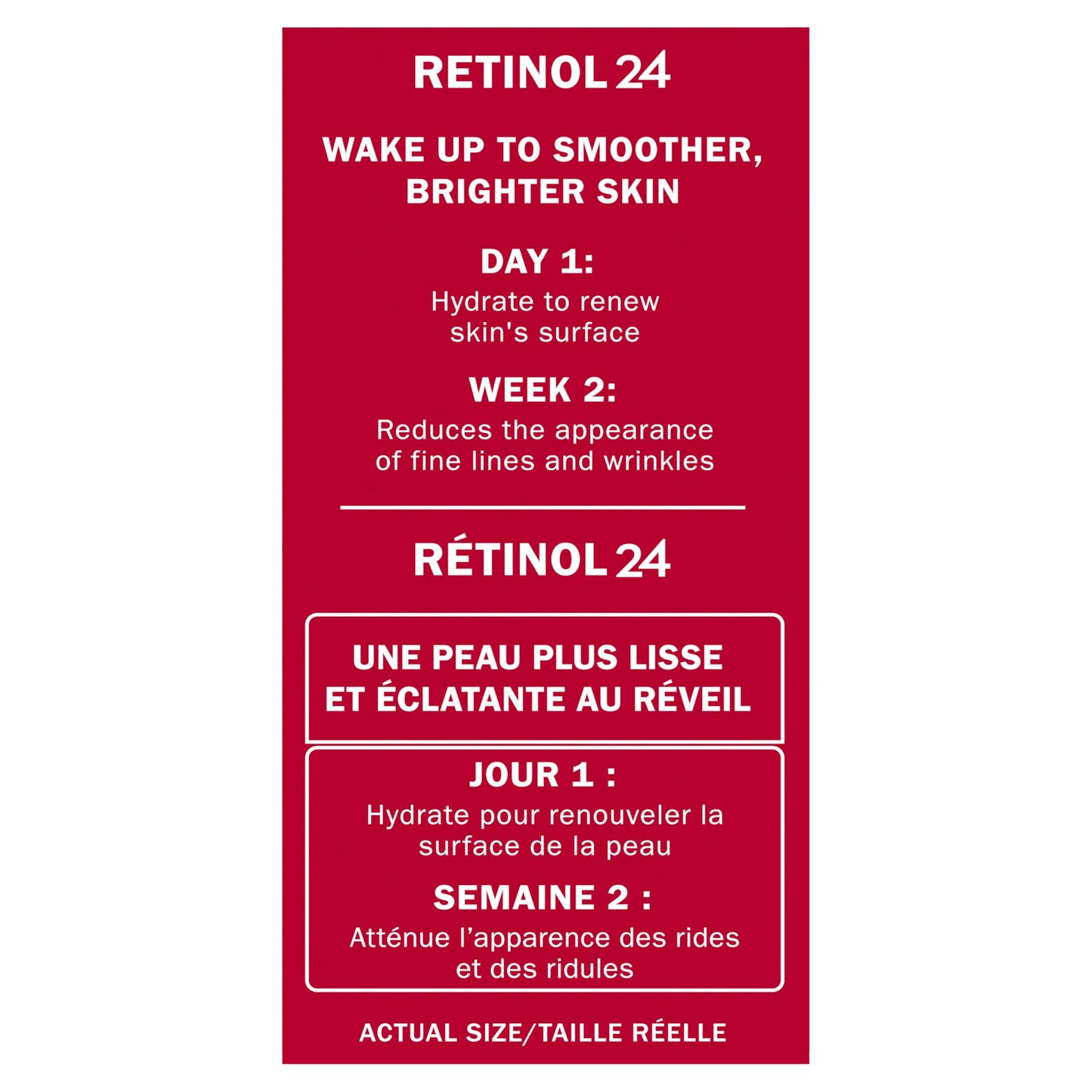 Olay Retinol 24 Face Moisturizer, Anti-Aging Night Cream for Women, Trial Size, Fragrance-Free, Non Greasy - Anti-Wrinkle, Smooth Fine Lines, Tightening Skin Care - Peptides, Glycerin, 0.5 Oz