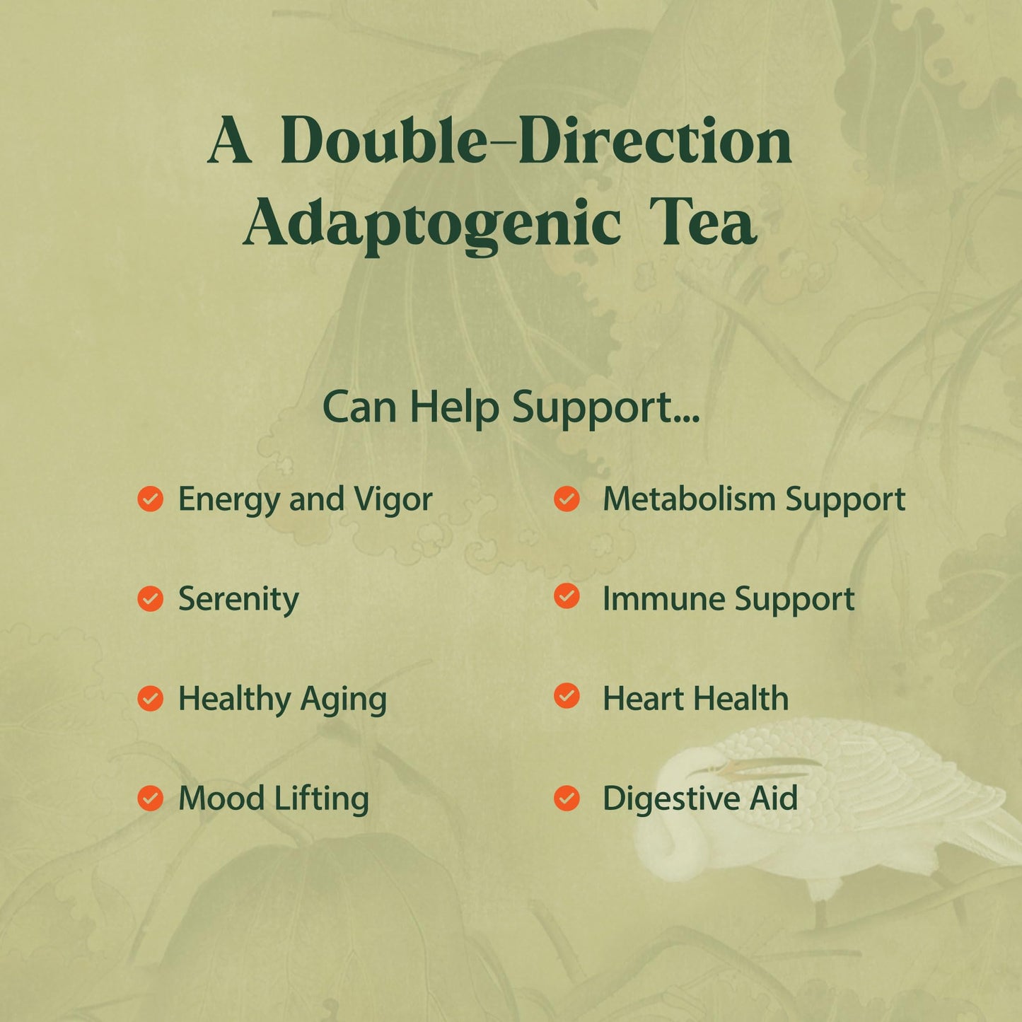 Dragon Herbs Spring Dragon Longevity Tea - Adaptogenic Gynostemma Leaf Herbal Tea Infused with Schizandra Berry, Goji Berry, Astragalus Root, Eleuthero Root, Luo Han Guo Fruit – Immune Support, Calming, Invigorating, Energy, Soothing, Digestion Support, C
