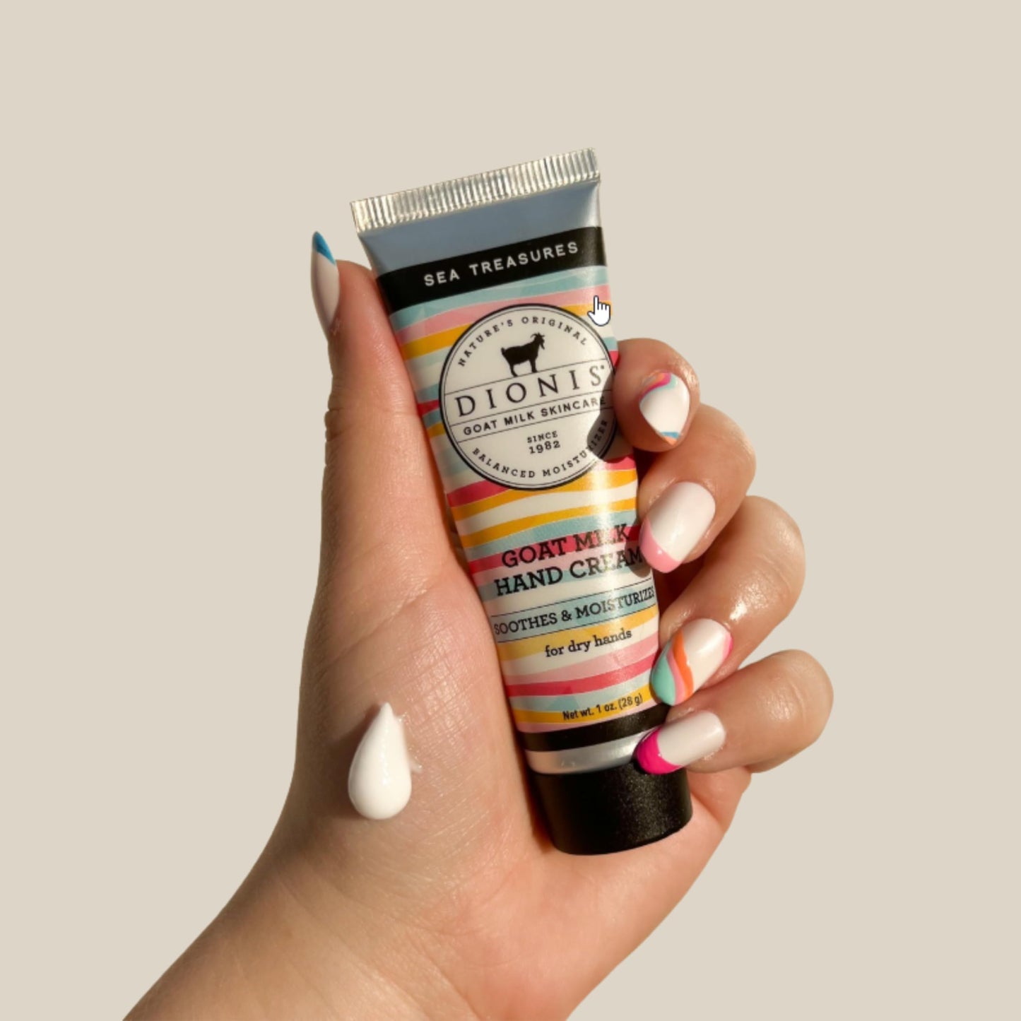 Dionis Goat Milk Skincare Bath & Body Starter Set - Assorted 1oz Scented Travel Size Hand Cream, Foot Cream, Body Lotion, Shave Butter In a Gift Box - Mini Self Care Gifts, Cruelty Free For Dry Skin