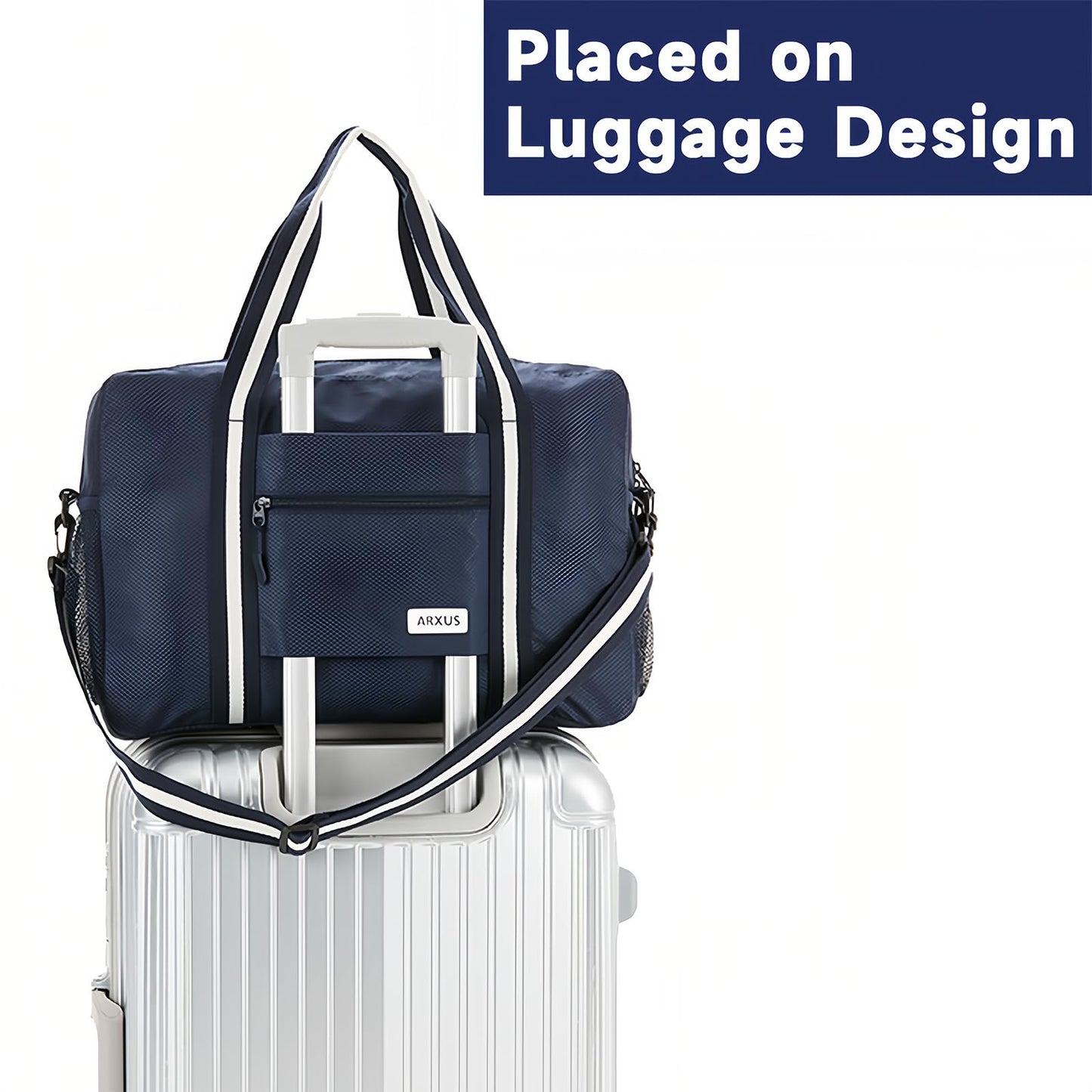 Arxus Travel Lightweight Water-resistant Foldable Storage Carry Luggage Duffle Tote Bag