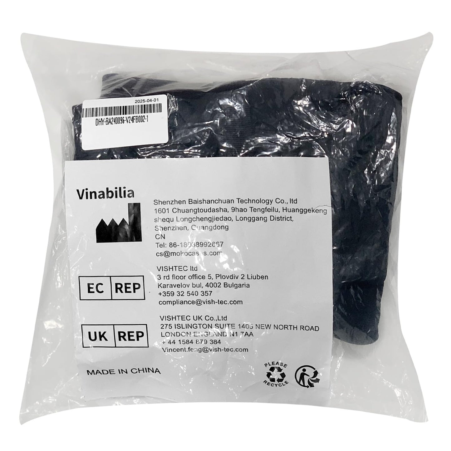 Vinabilia Tote Bag for Women, Lightweight Foldable Tote Bag With Zipper Shoulder Bag Large Top Handle Handbag for Travel, Work, Gym, Black