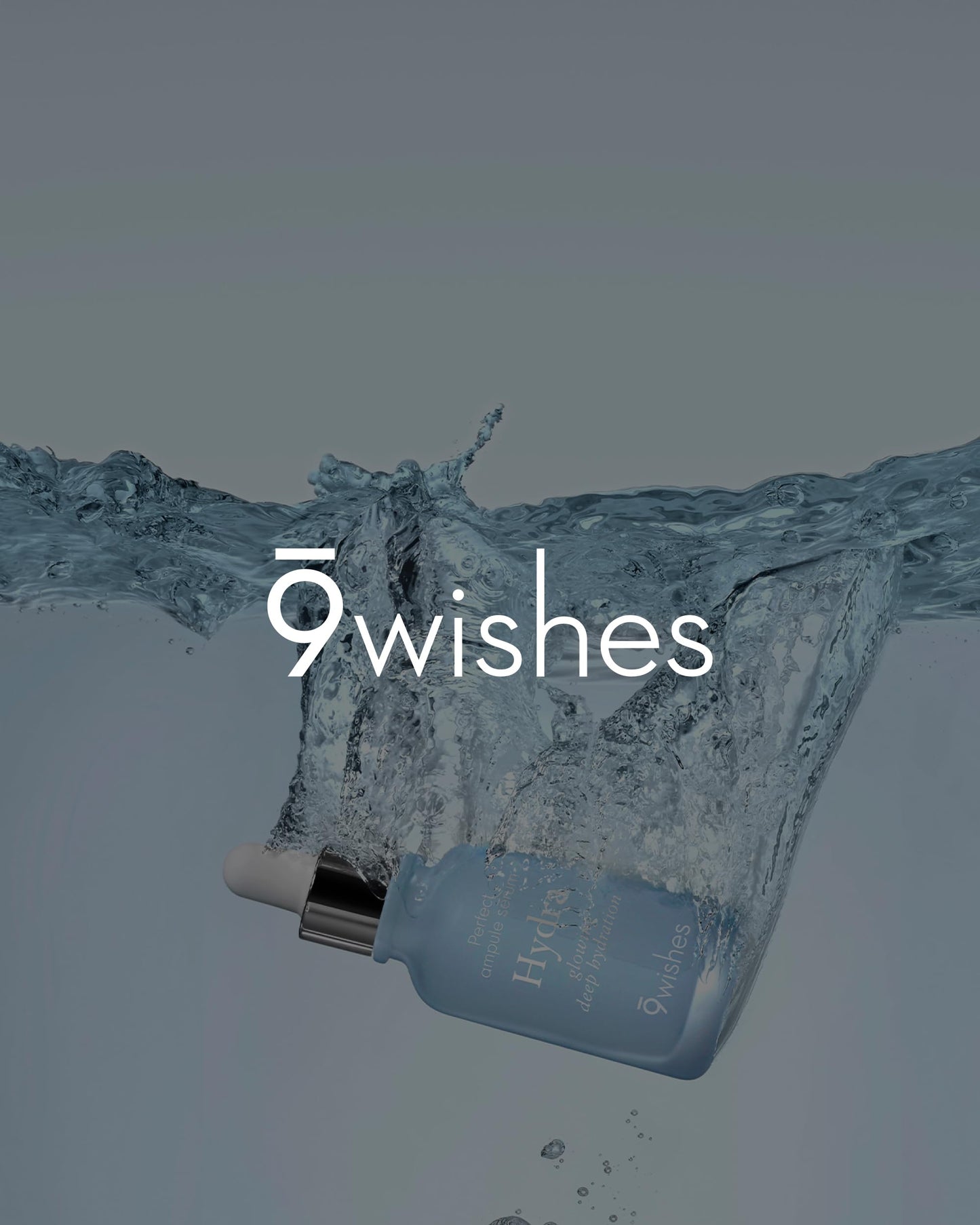 9 Wishes Hydra Ampoule II (1.01 fl oz) – Award-Winning Hydrating Serum for Face with Hyaluronic Acid, 55% Coconut Water, 72-Hour Long-Lasting Moisture, Korean Glass Skin Effect