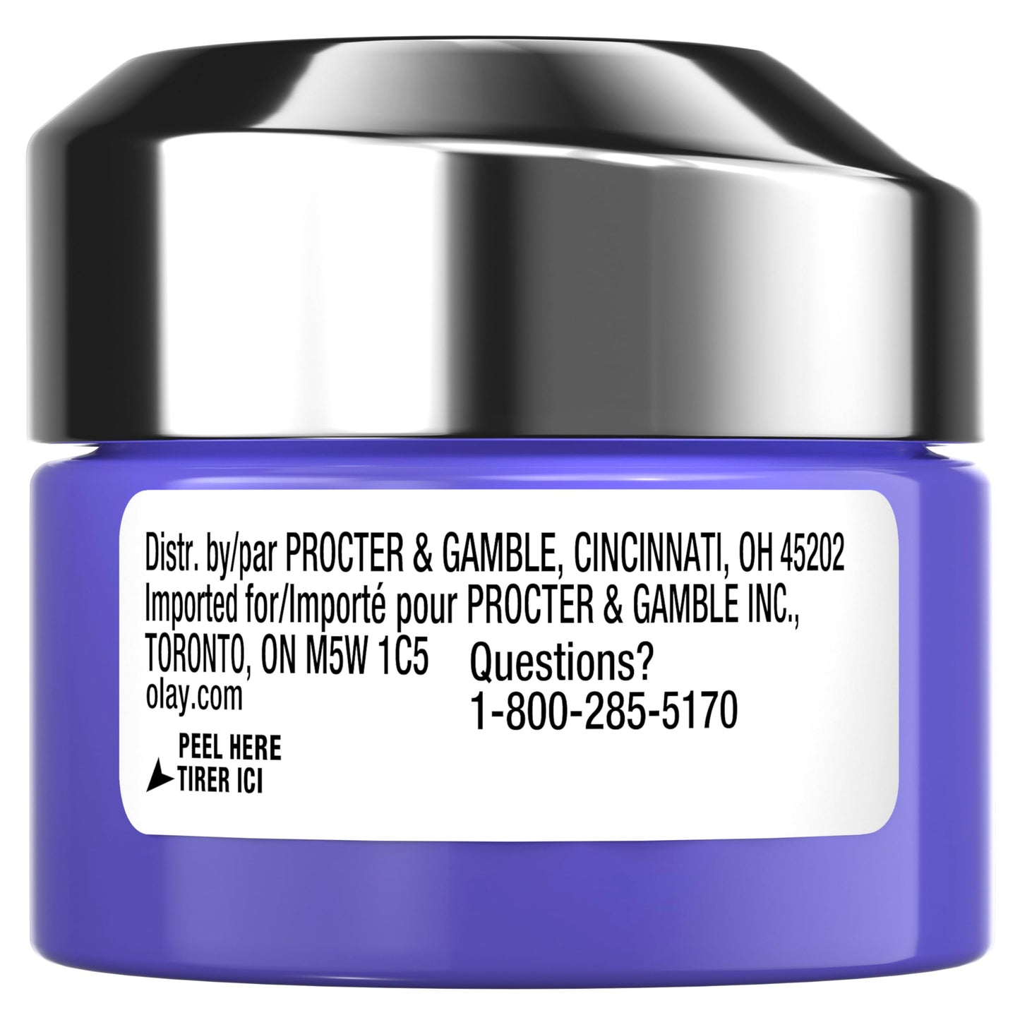 Olay Retinol 24 Face Moisturizer, Anti-Aging Night Cream for Women, Trial Size, Fragrance-Free, Non Greasy - Anti-Wrinkle, Smooth Fine Lines, Tightening Skin Care - Peptides, Glycerin, 0.5 Oz