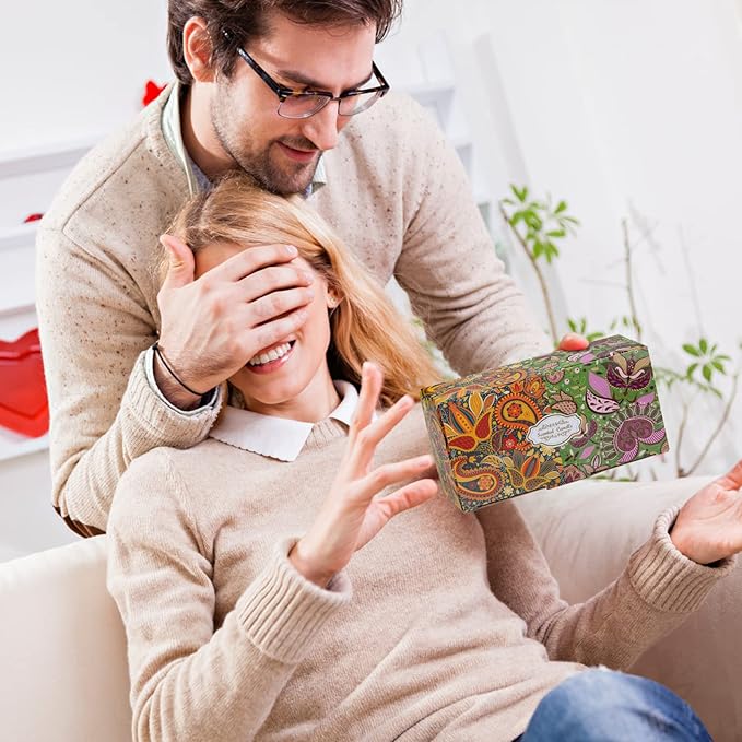 2 Pack Scented Candles, 2.5 oz Aromatherapy Candles for Home Scented, Natural Soy Candles with Floral Scents, Portable Small Jar Candle Set for Travel, Spa, Yoga, Home Decor Tin Candle Pack