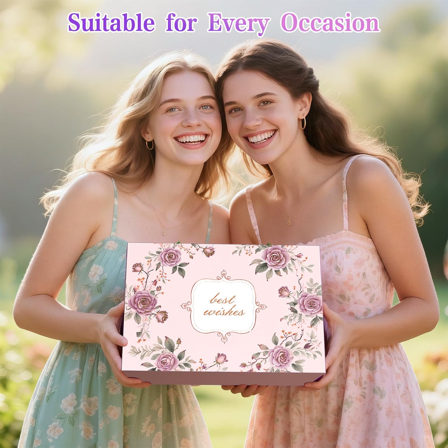 Birthday Gift Baskets for Women, 21 Piece Handmade Surprise Photo Pop Up Box Self Care Gift for Friend Mom Her Sister Wife Girlfriend Coworker, Get Well Soon Relaxing Spa Gifts, Unique Gifts Ideas