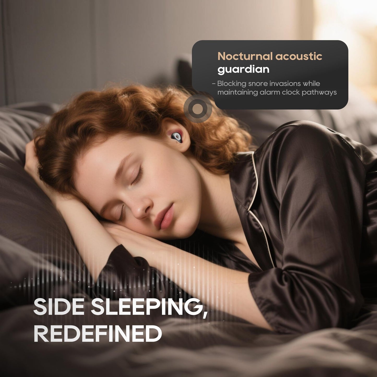 Dersoud Ear Plugs for Sleeping Noise Cancelling,Soft Silicone Reusable Ear Plugs for Noise Reduction(24dB),High-Fidelity Hearing Protection,Customizable Fit for Sleep,Deep Focus,Concerts & Travel