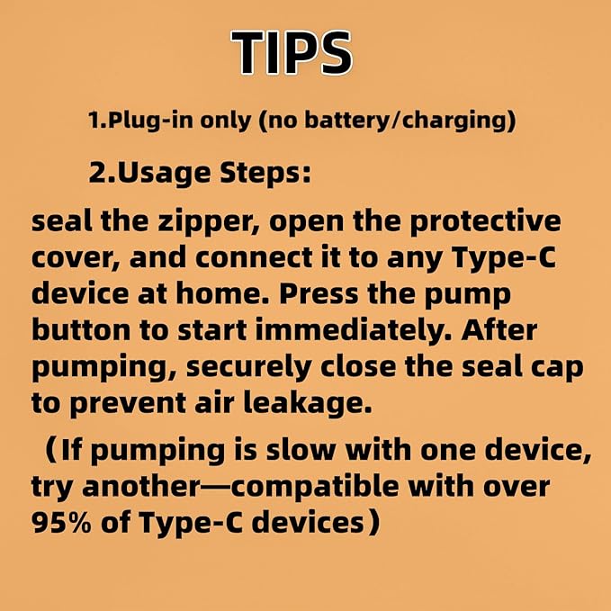 2025 Professional Vacuum Bags with Built-in Pump, 30L Vacuum Seal Bags with See-through Window, Space Saver Bags for Clothing Travel IP67, Reusable Compression Bag Black 1PC