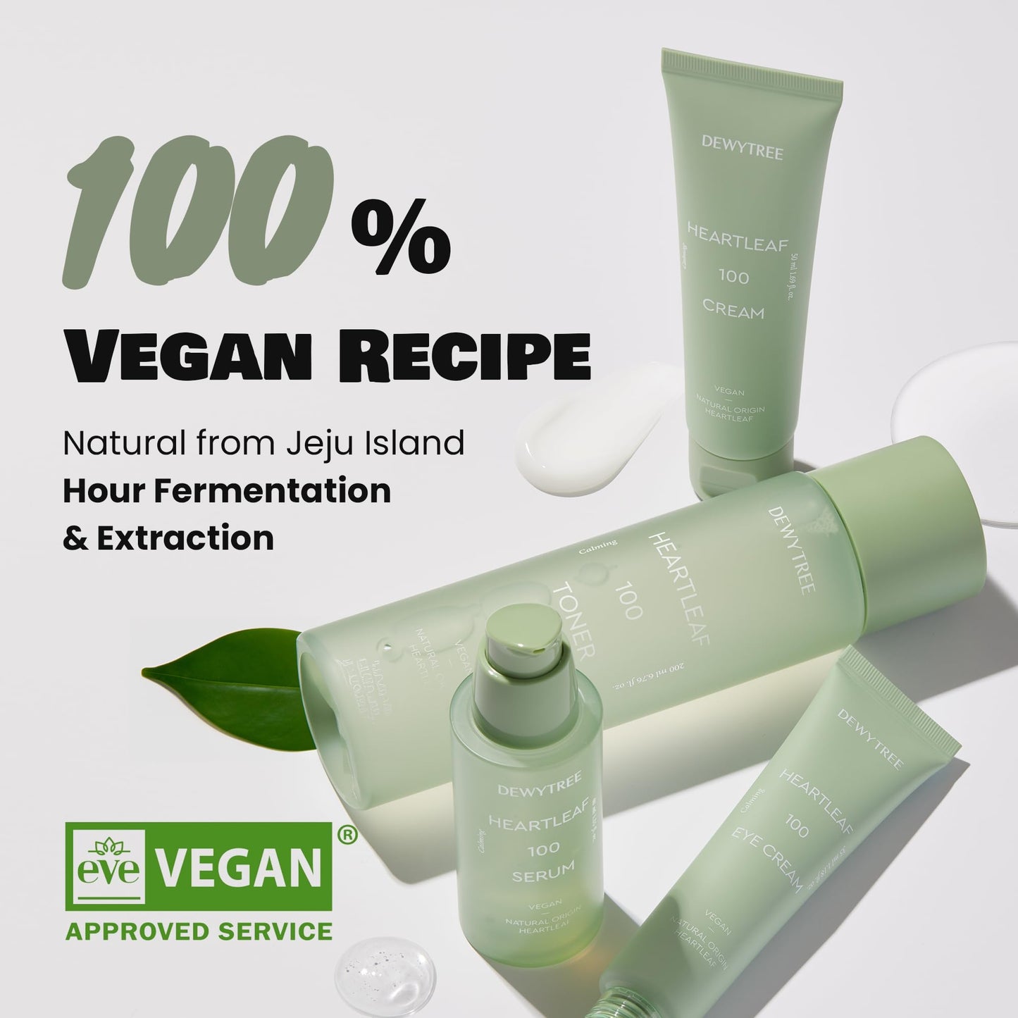 DEWYTREE Heartleaf 100 Toner | Korean Toner for Face w/Heartleaf Extract, Centella Asiatica & Rosemary Oil | Hydrating Toner for Sensitive Skin | Vegan Skin Care Toner (6.76 Fl. Oz.)