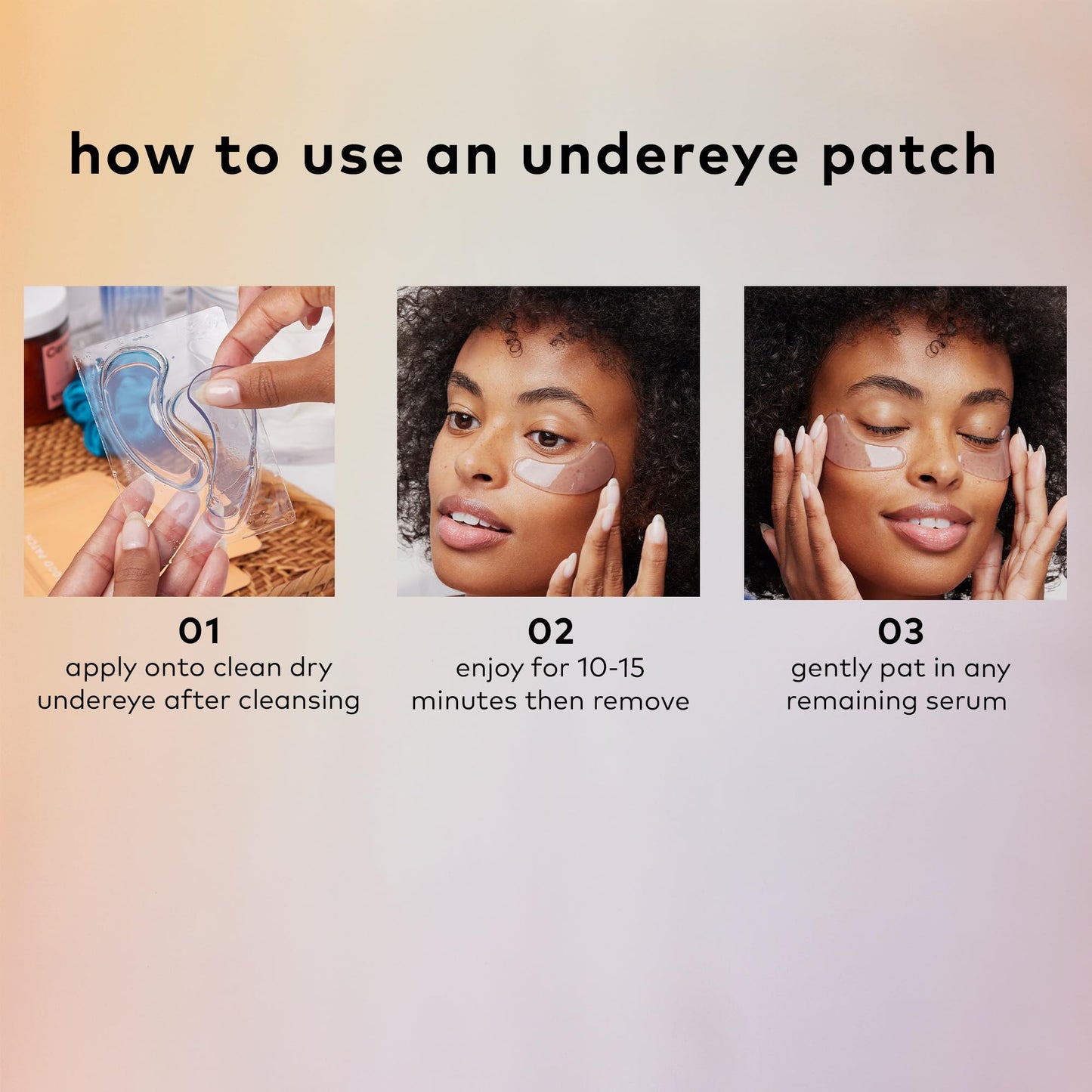 The Good Patch De-Puff Cooling Hydrogel Under Eye Patches for Puffy Eyes and Under Eye Bags, Made with Caffeine, Aloe Vera, Gotu Kola, Clinically Proven (6 Total Patch Sets)
