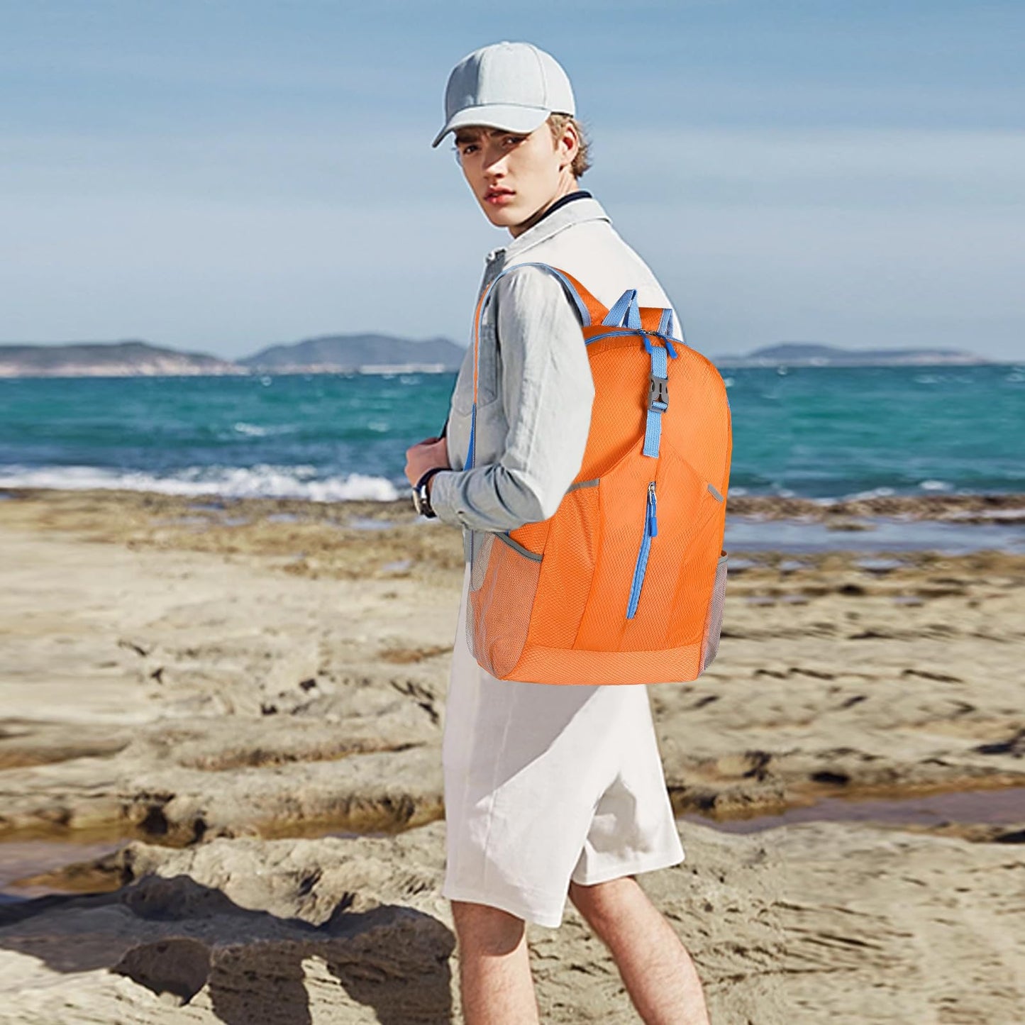 ZAYOKO Waterproof Hiking Backpack Lightweight Foldable Packable Daypack for Outdoor Sports Travel Camping Women Men