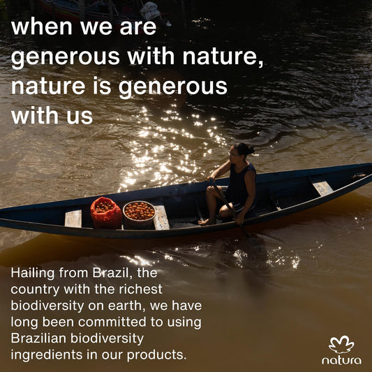 Natura - Ekos Castanha (Brazil Nut) Hand Cream - Anti-Dryness Hand Balm - 24-Hour Deep Hydration Skin Moisturizer - Vegan Skin Care - Brazilian Beauty Secrets - Self Care & Body Care - 2.6oz (75g)