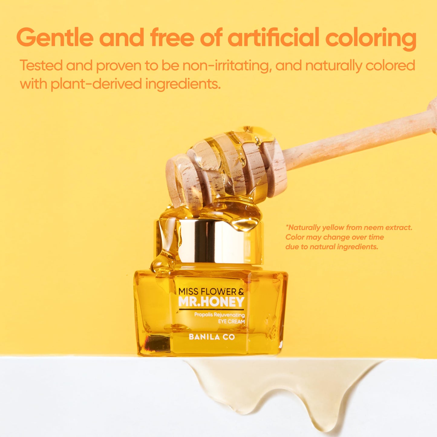 BANILA CO Miss Flower & Mr Honey Propolis Rejuvenating Eye Cream | Nourishing Moisturizer with Propolis Extract & Royal Jelly | Hydrating Korean Skincare for Youthful Radiance (20 ml / 0.67 oz)