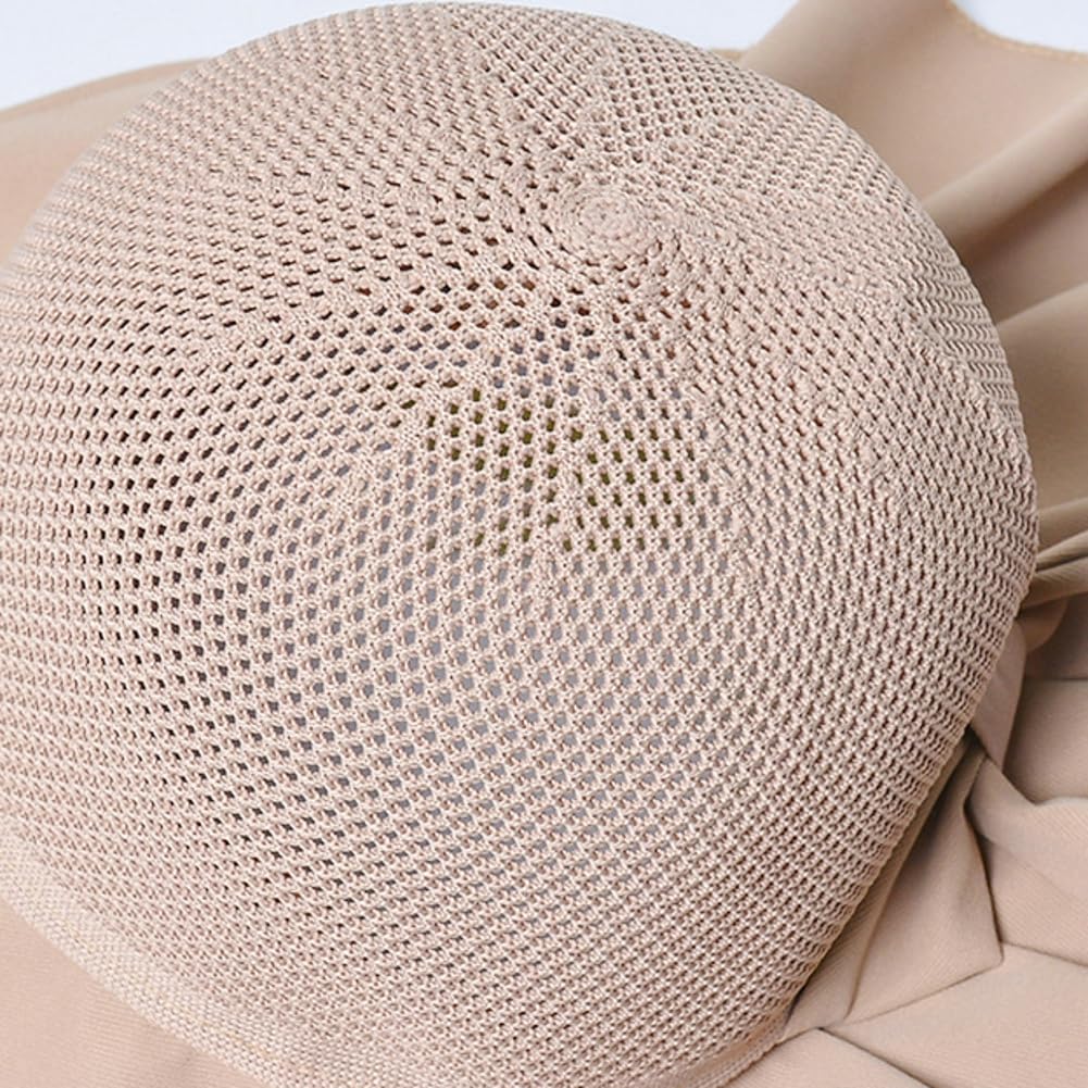 Sun Hat for Women UPF 50+ UV Sun Protection Wide Brim Foldable Summer Beach Bucket Cap with Neck Flap Outdoor Khaki