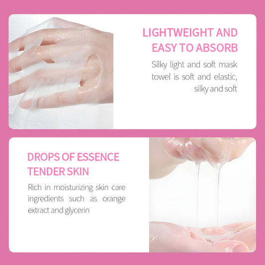 Meleell 40 Pack Collagen Face Masks Skincare Bulk for All Skin Types,Hydrating Spa Face Mask for Sensitive Skin, Facial Mask Sets For Women Skin Care,Face Mask Sheet Gifts Set for Teen Girls