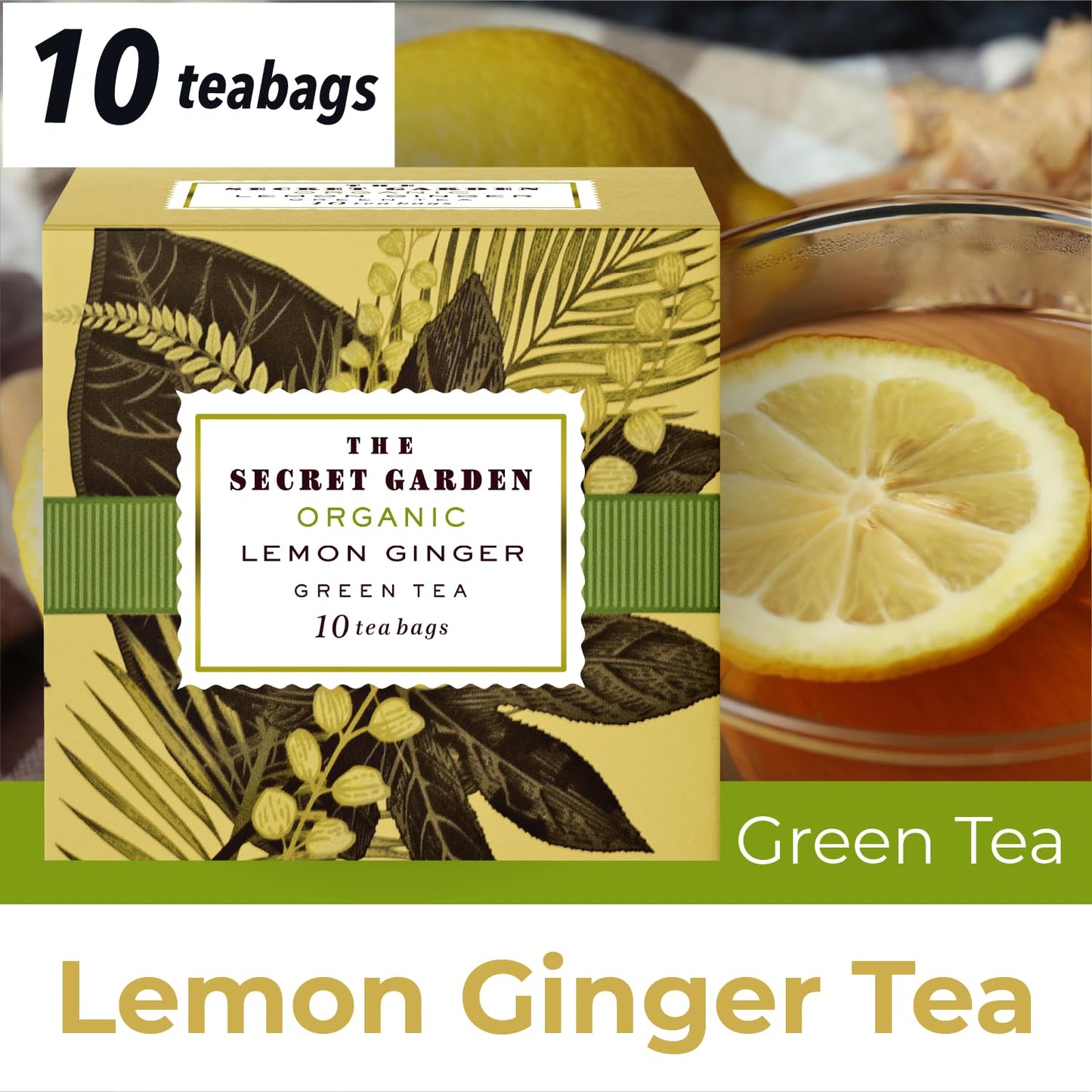 Premium Organic Holiday Tea Bag Sampler Gift Box - 90 Bags 9 Exotic Flavors Herbal Orange Spice, Mango, Earl Grey, Pomegranate, Peach, Green, Ginger Peach, Lemon Ginger, Acai Berry