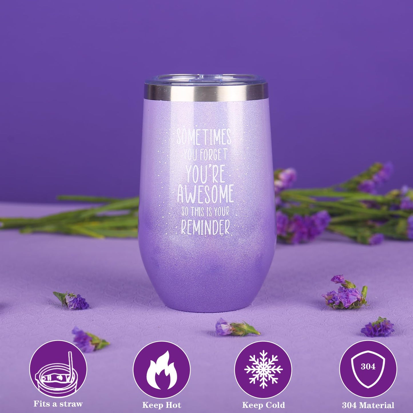 Birthday Gifts for Women, Bath Relaxing Spa Gift Basket Set, Unique Gifts for Her, Friends, Mom, Sister, Coworker, Wife, Girlfriend, Purple Gifts for Women, Mothers Day, Christmas