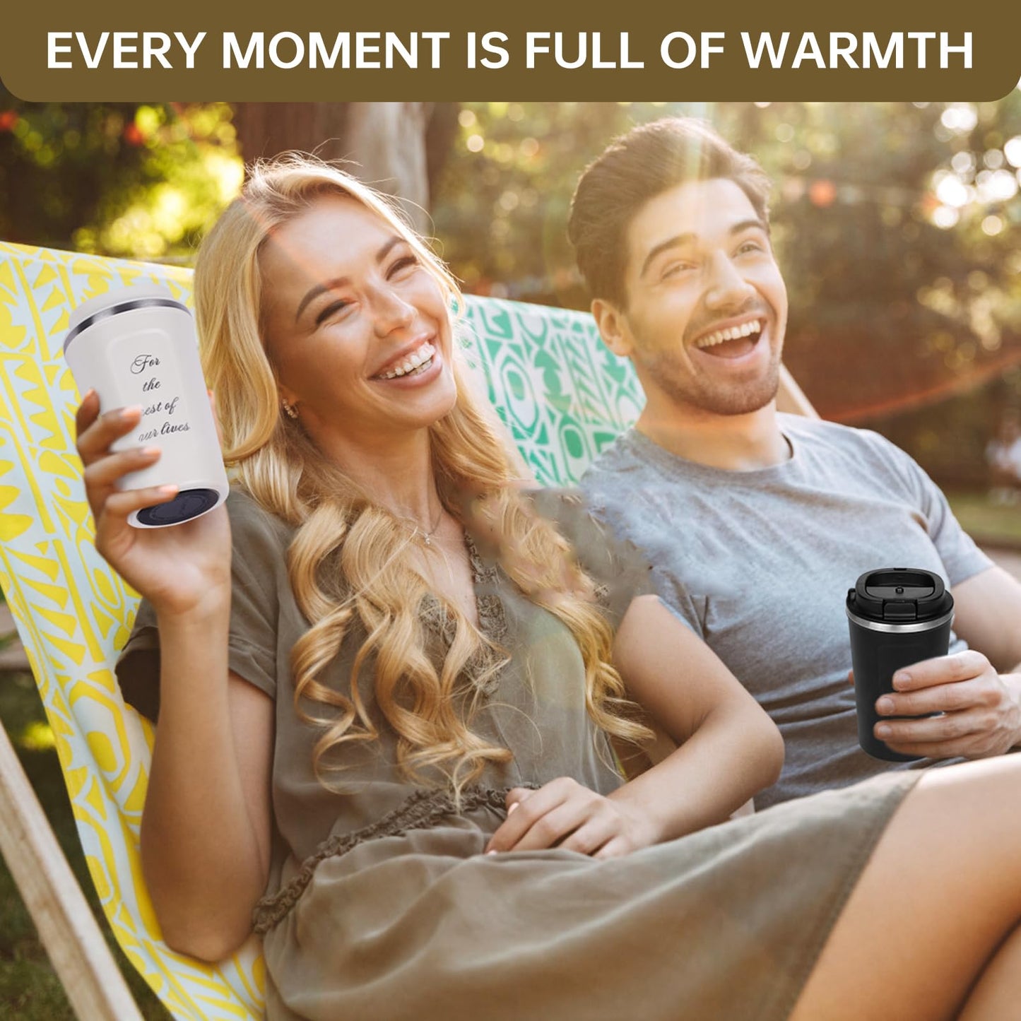 Tonoler Mr and Mrs Gifts 2025, Stainless Steel Insulated Coffee Mug for Couples, Wedding/Engagement/Bridal Shower Gifts for Newlywed, Bride and Groom - 12 Oz