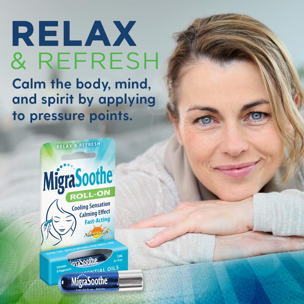 Health From the Sun MigraSoothe | Cool & Refreshing Effect| Essential Oil Roll-On Stick | 2 Pack