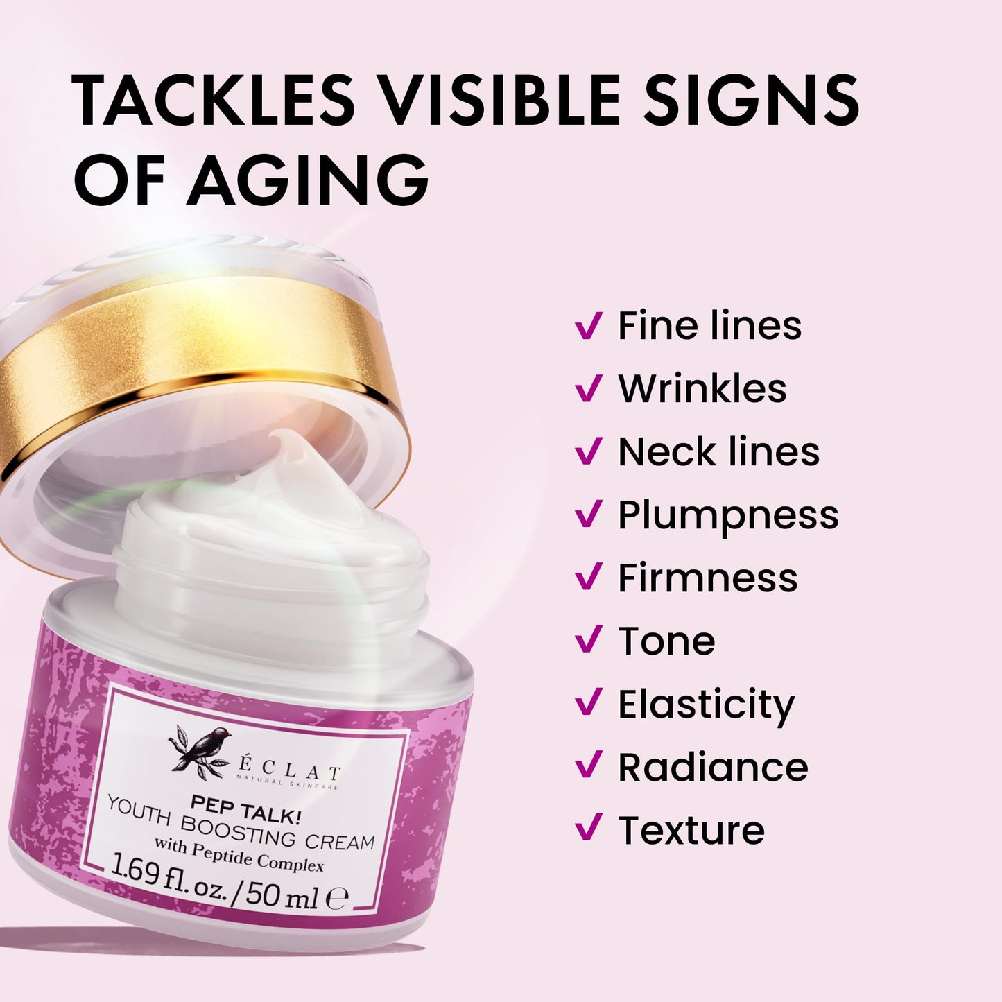 Collagen Anti Aging Face Cream with Patented Matrixyl-3000 & Argireline - 5x More Powerful w/ Pep-Boost Peptide Complex + 10 Antioxidants - Facial Wrinkle Day/Night Cream Face Moisturizer for Women