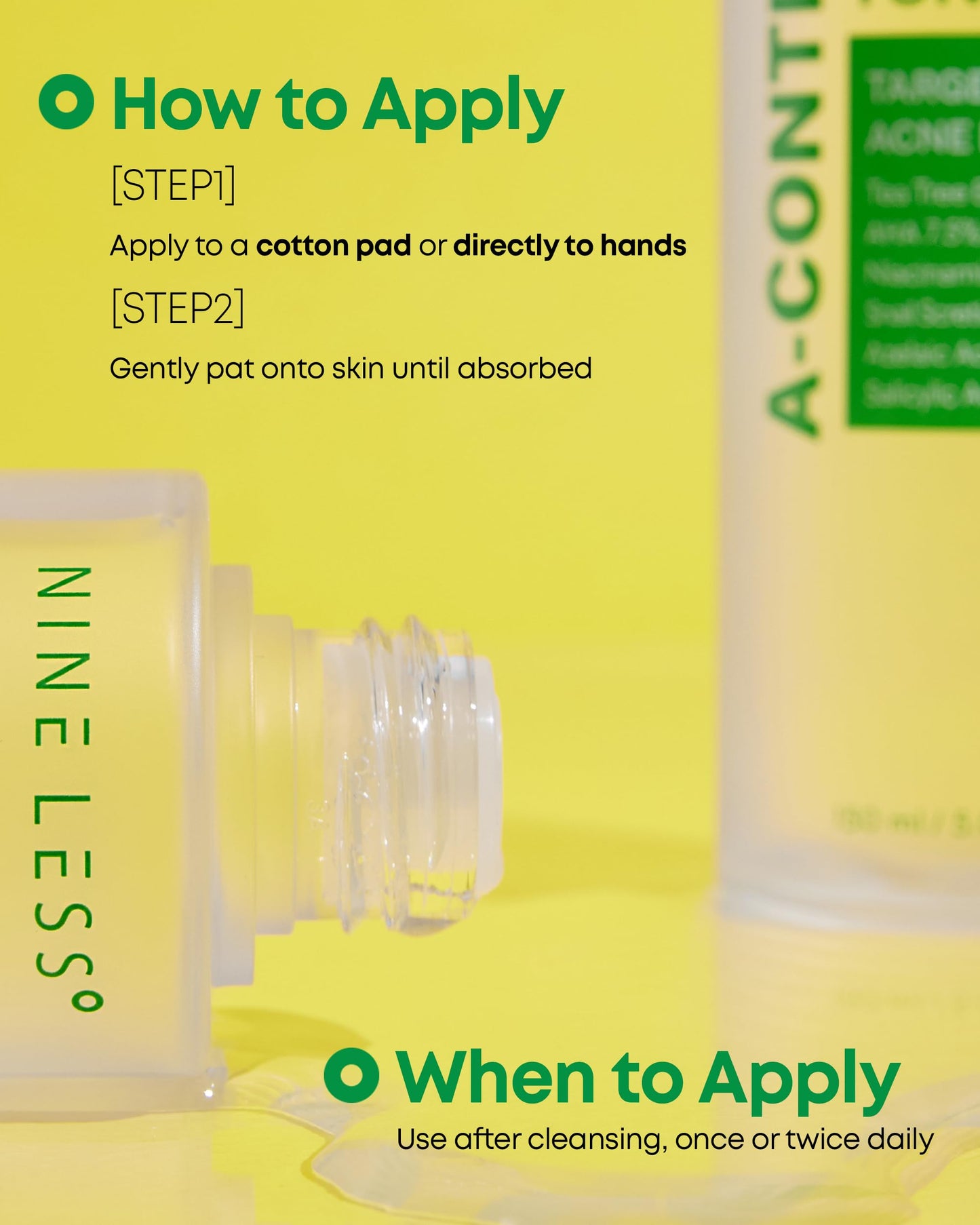 Azelaic Acid Toner – Korean Mild Exfoliating Skin Prep for Acne-Prone Skin – Salicylic Acid for Pores – Calming, Refreshing, Purifying, 5.07 fl.oz.