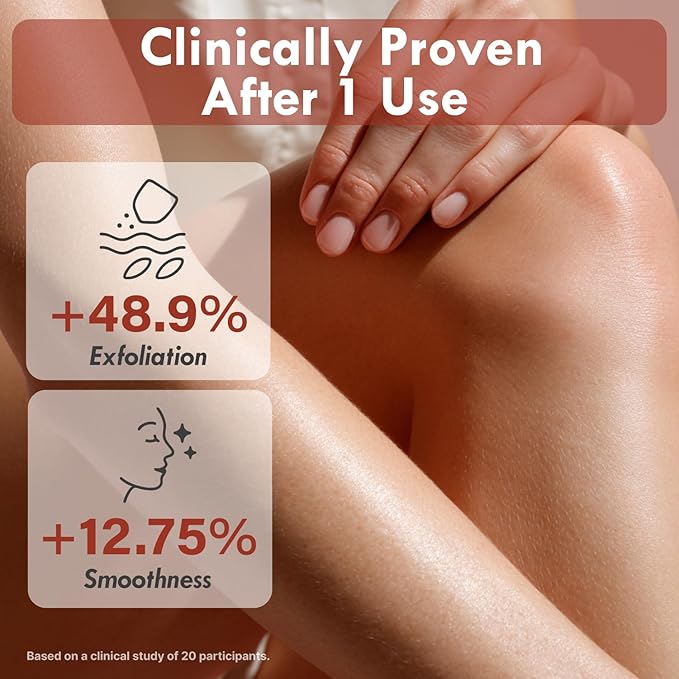 Korean Red Bean Body Wash for Women - Hydrating Exfoliating Shower Gel with Peptides & Hyaluronic Acid for Smooth Sensitive Skin - Vegan & Cruelty-Free - 8.45 fl oz