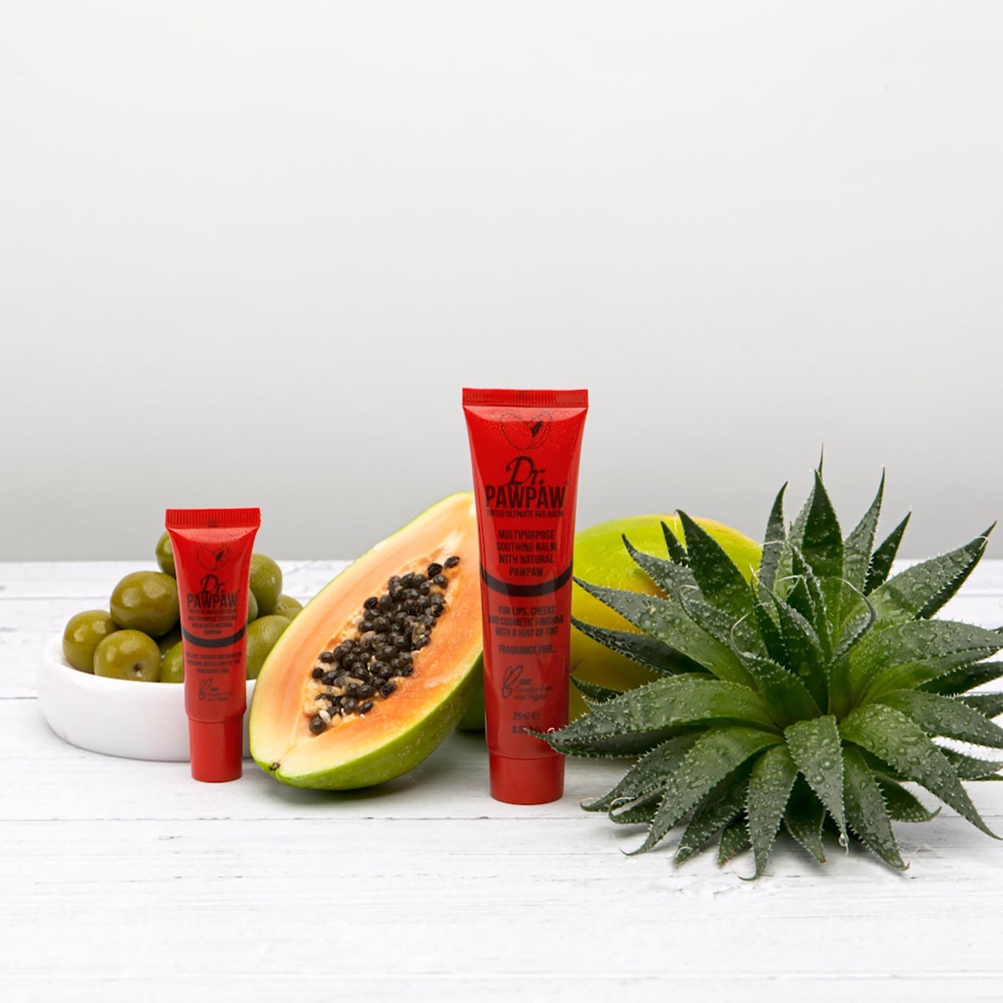 Dr. PawPaw Multipurpose Soothing Tinted Balm - Lip Balm for Lips, Cheeks, Eyes – Tinted Lip Balm - Lip Moisturizer with Pawpaw - Ultimated Red - 0.84 oz