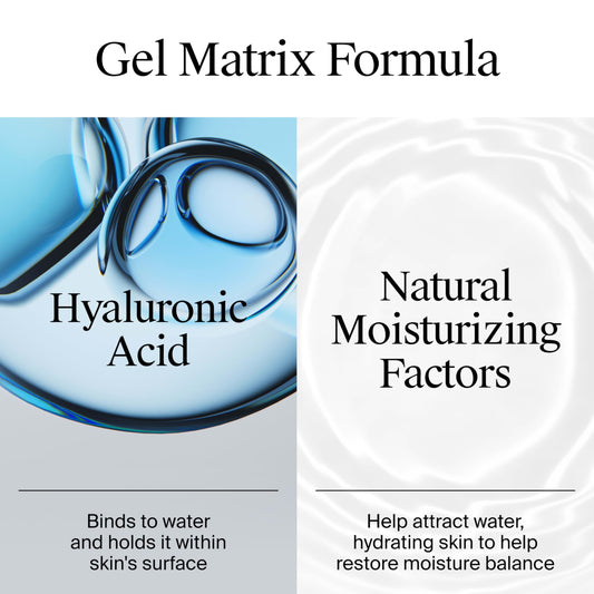 Neutrogena Hydro Boost Gel Cream, 48 Hr Hydration for Normal/Dry Skin, Fragrance Free, Face Moisturizer with Hyaluronic Acid, 1.7 oz. & Trial Size Hydro Boost Hydrating Gel Cleanser, 0.5 fl oz