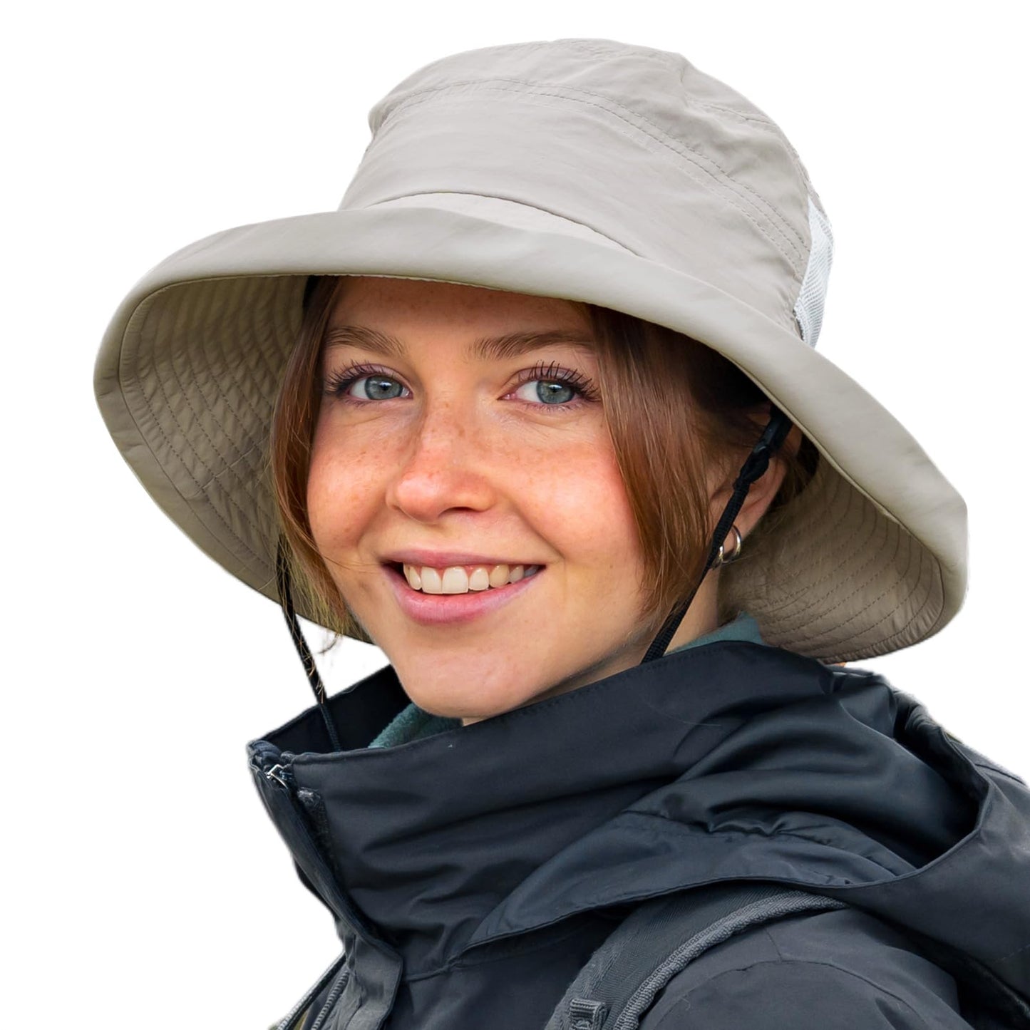TOP-EX Women’s Sun Hats Wide Brim UV Protection UPF 50 with Ponytail Hole Packable Foldable Bucket Hat for Summer Beach Travel Outdoor Camping Gardening Waterproof Lightweight and Breathable Grey M