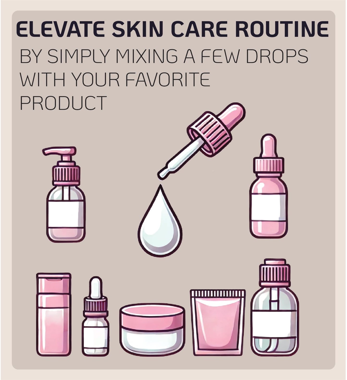 Korean Low Molecular Hyaluronic Acid Just Add A Few Drops DIY Cosmetic Skin Care Ingredient Hydrating Moisturizing Wrinkle Plumping Serum 30ml