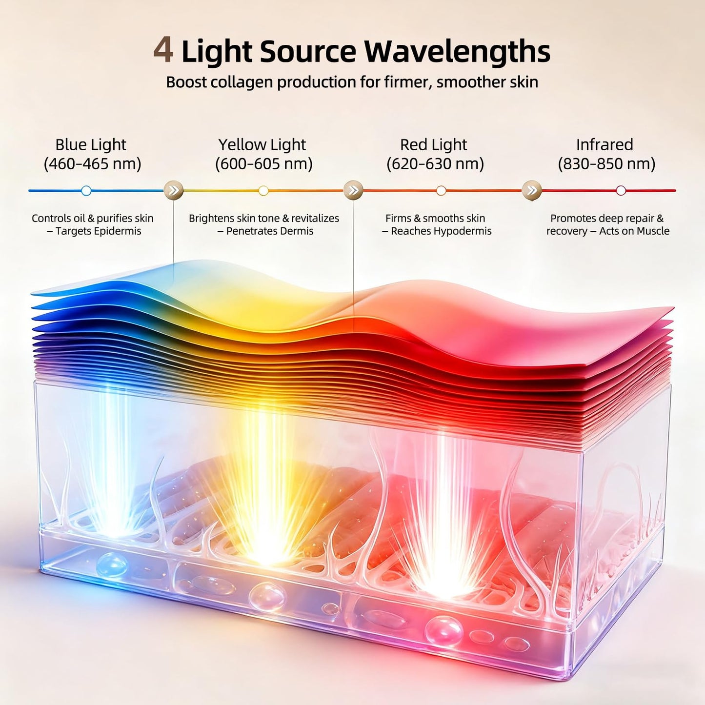 Red Light Therapy Eye Mask – 3 Modes Under-Eye Massager for Dark Circles, Puffiness & Fine Lines | Anti-Aging Eye Care Device for Men & Women, 10-Minute Daily Use