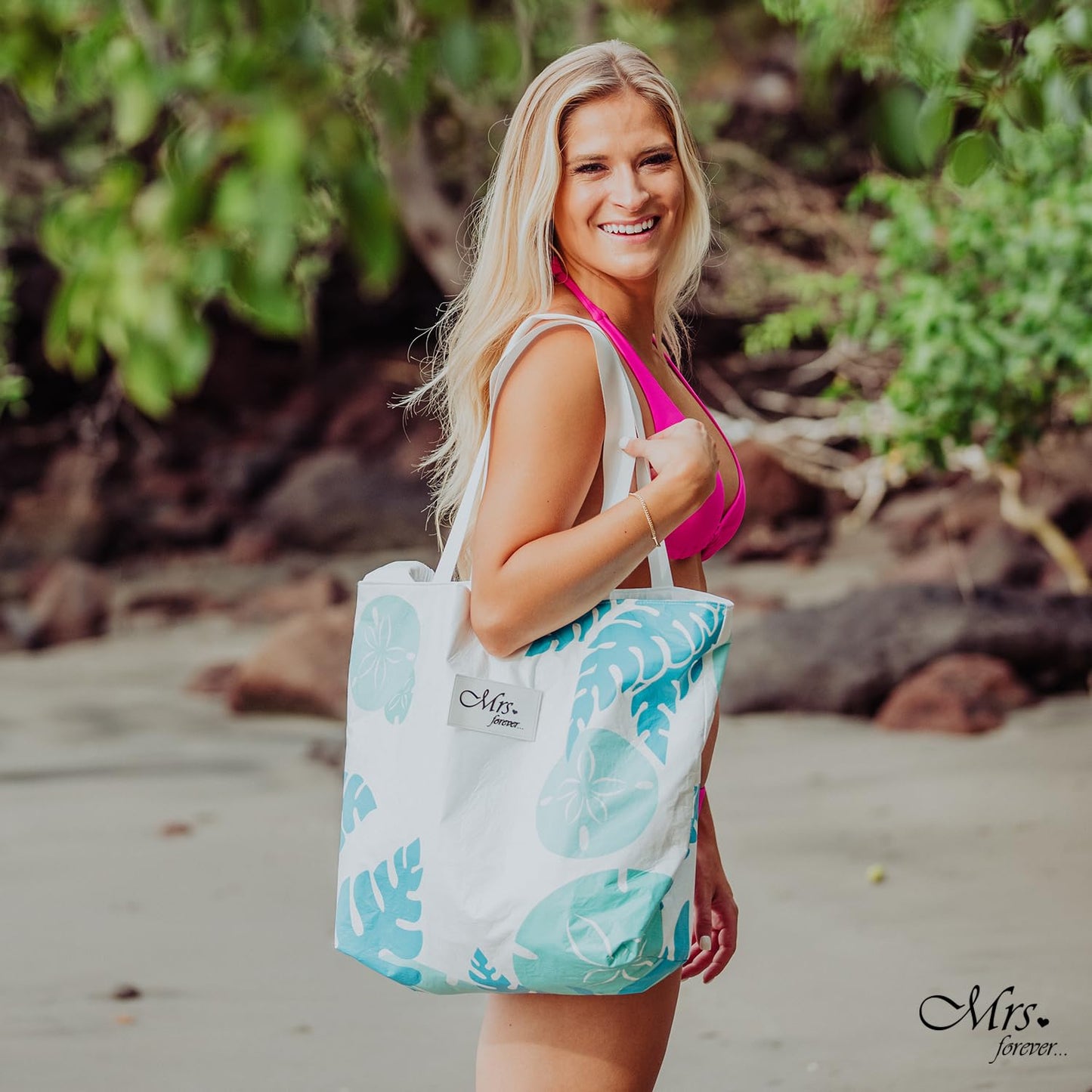 Unique Bridal Shower Beach Gifts Set - 4 Amazing Mrs Bride Gifts for her - Honeymoon Travel Essentials & Bridal Shower Gifts