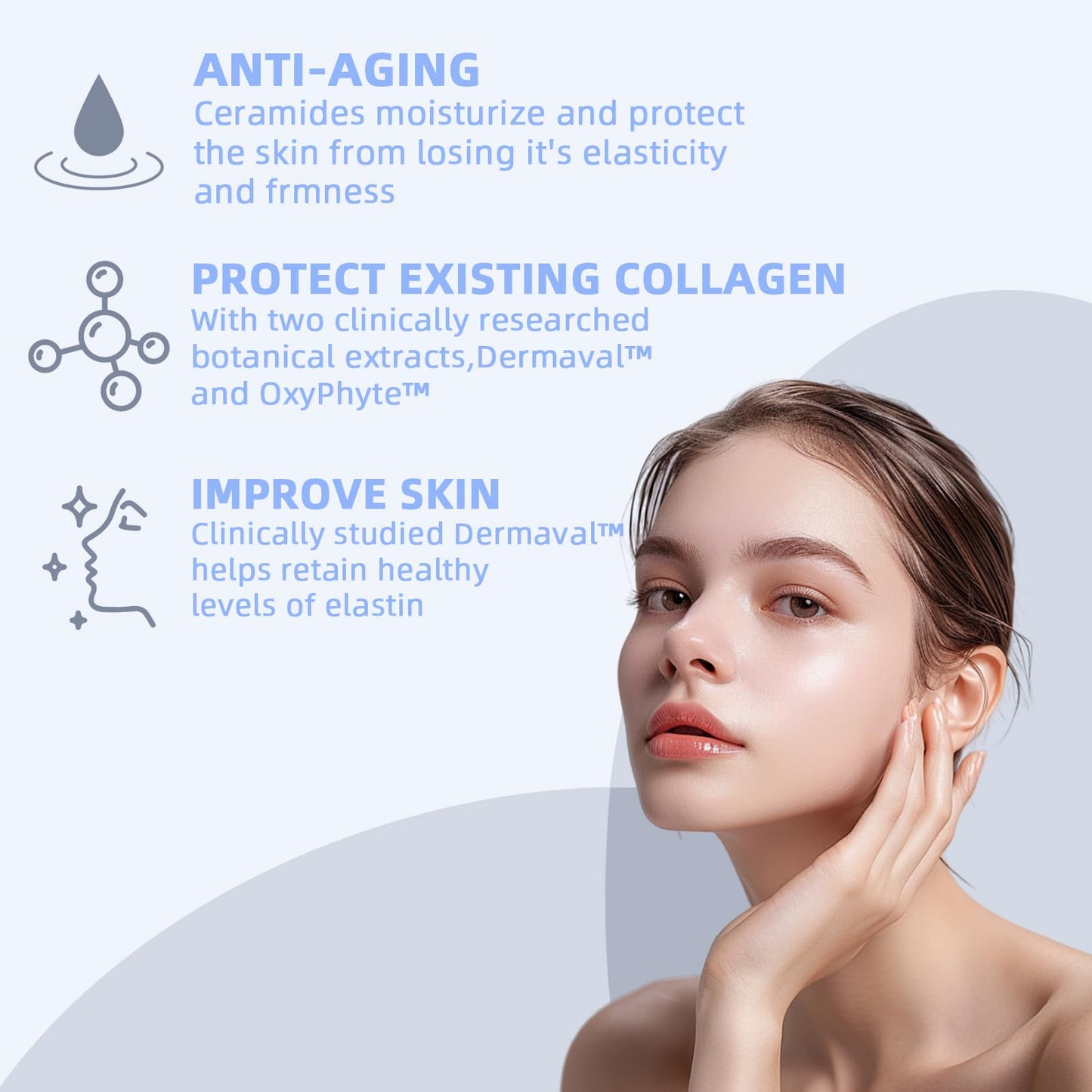 3% Hyaluronic Acid Serum, 30Pcs Hyaluronic Acid Tubes, Ultra-Hydrating Serum Single-Use Vials, Hyaluronic Acid Tubes 3% for Women's Moisturizing Skin Care Face