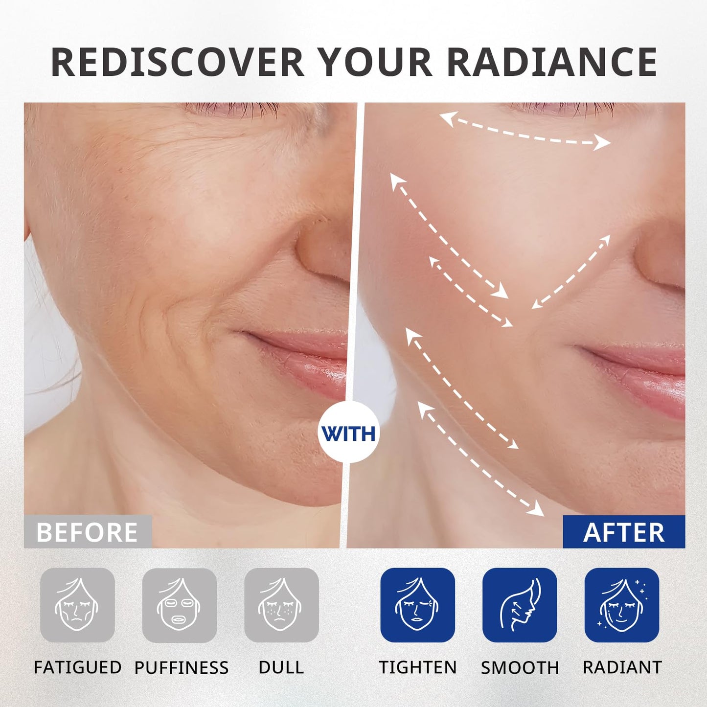 AIRSEE 3-in-1 Gua Sha Massage Tool, Eye Roller, Muscle Scraper, Help Skincare Products Absorb, Anti Aging Treatment, Reduces Wrinkles and Fine Lines, Beauty Tool with Travel Pouch Gifts