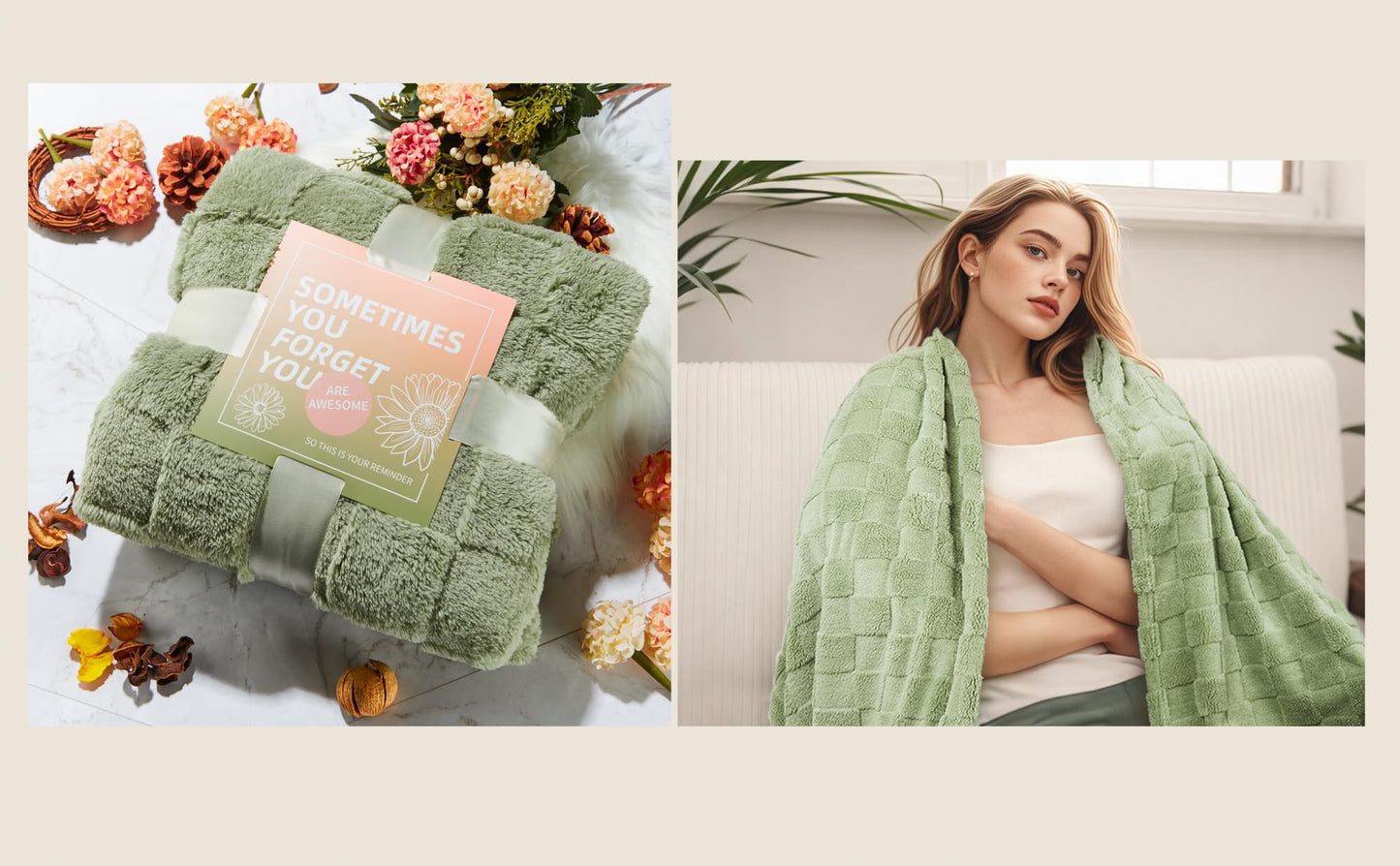 FndAsxa Care Package for Women Get Well Gift Baskets After Surgery Birthday Gifts for Women Self Care Gifts Relaxing Spa Gifts Thinking of You Gifts Blanket