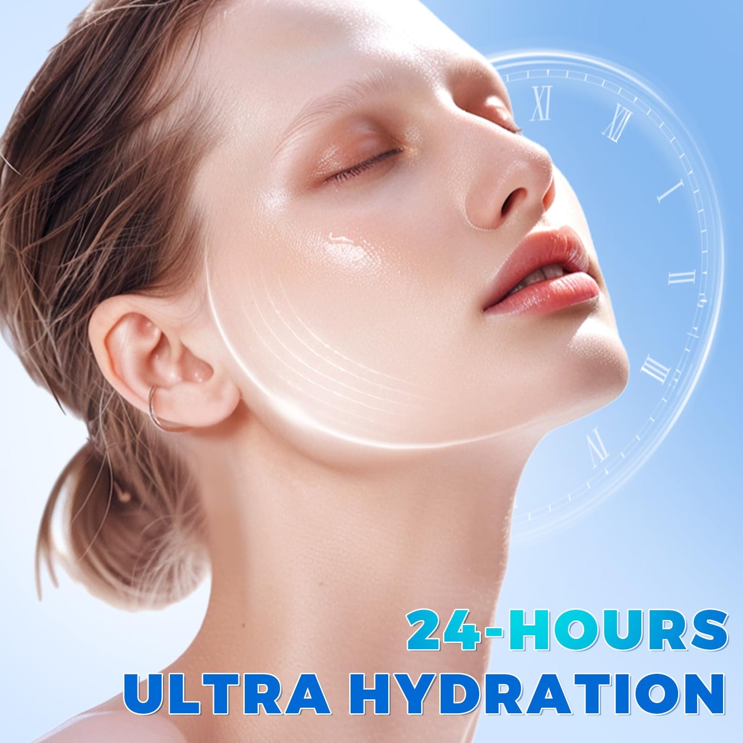 3% Hyaluronic Acid Serum Ultra-Hydrating Vials 30 pcs - 3% Hyaluronic Acid Serum For Face - Single Use Hyaluronic Acid Tubes - Intensive Moisturizing, Skin Tightening, Emergency Repair, Anti-Aging